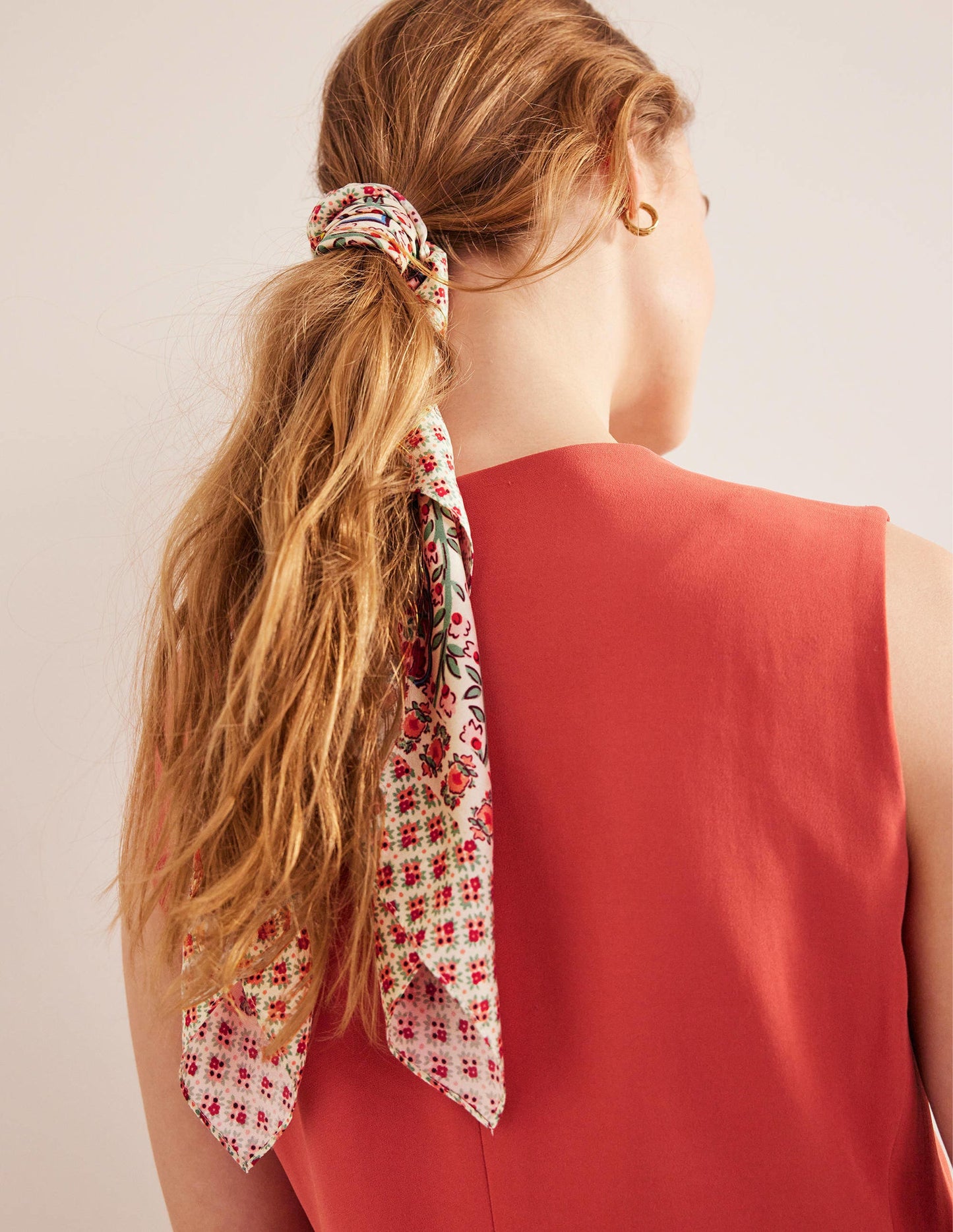 Silk Scarf-Multi, Vine Terrace