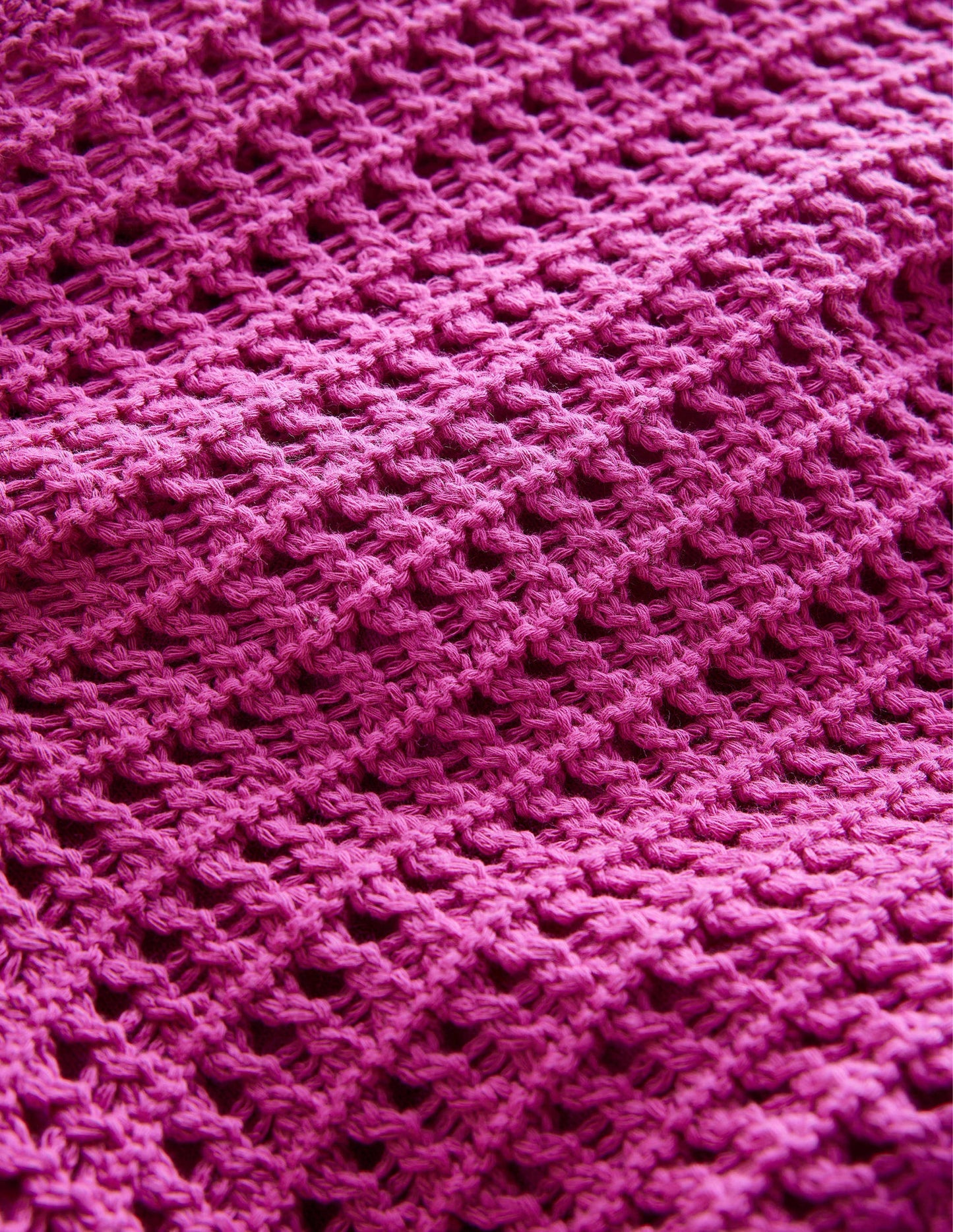 Crochet Knit Dress-Rose Violet