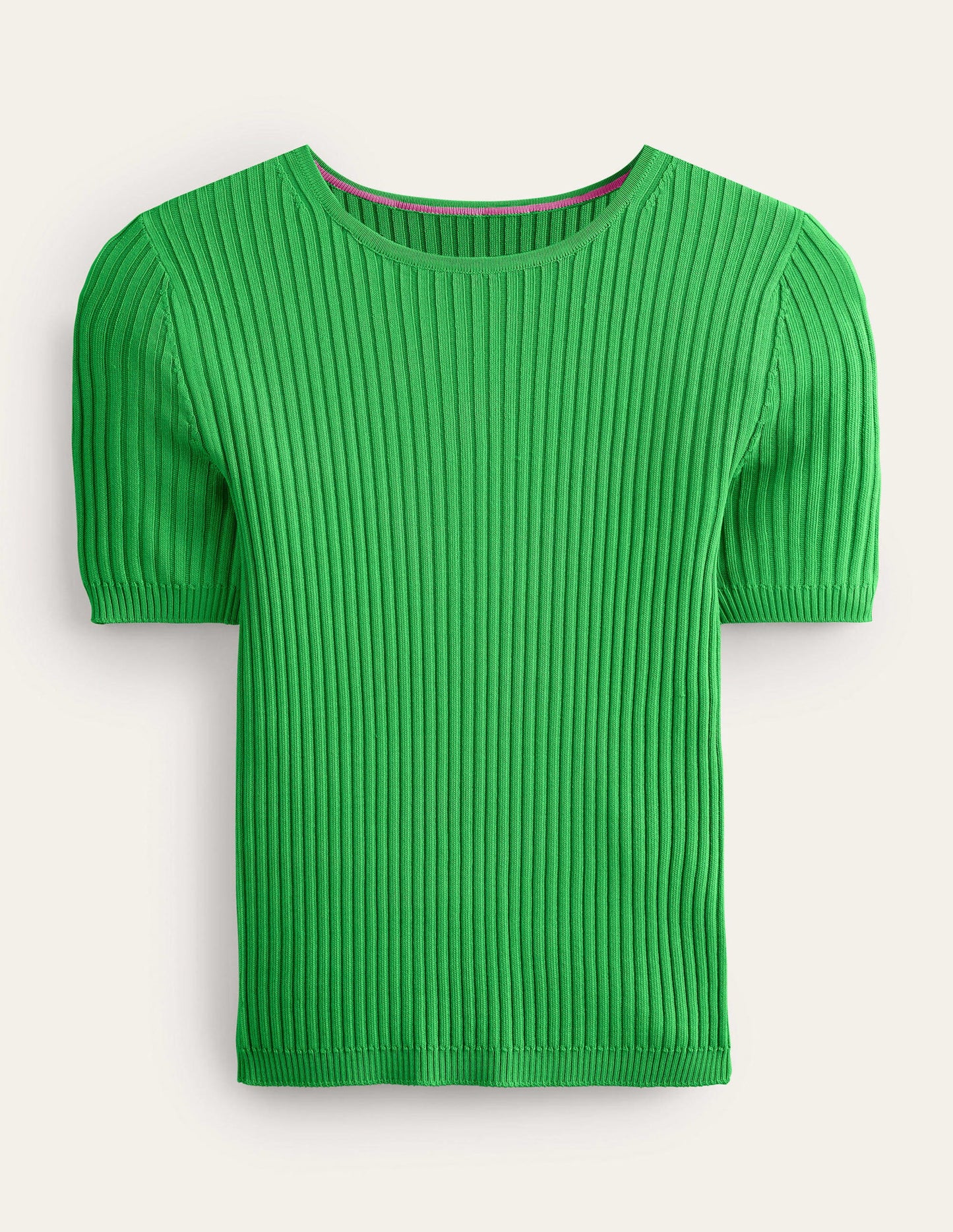 Ribbed Knitted T-Shirt-Frog