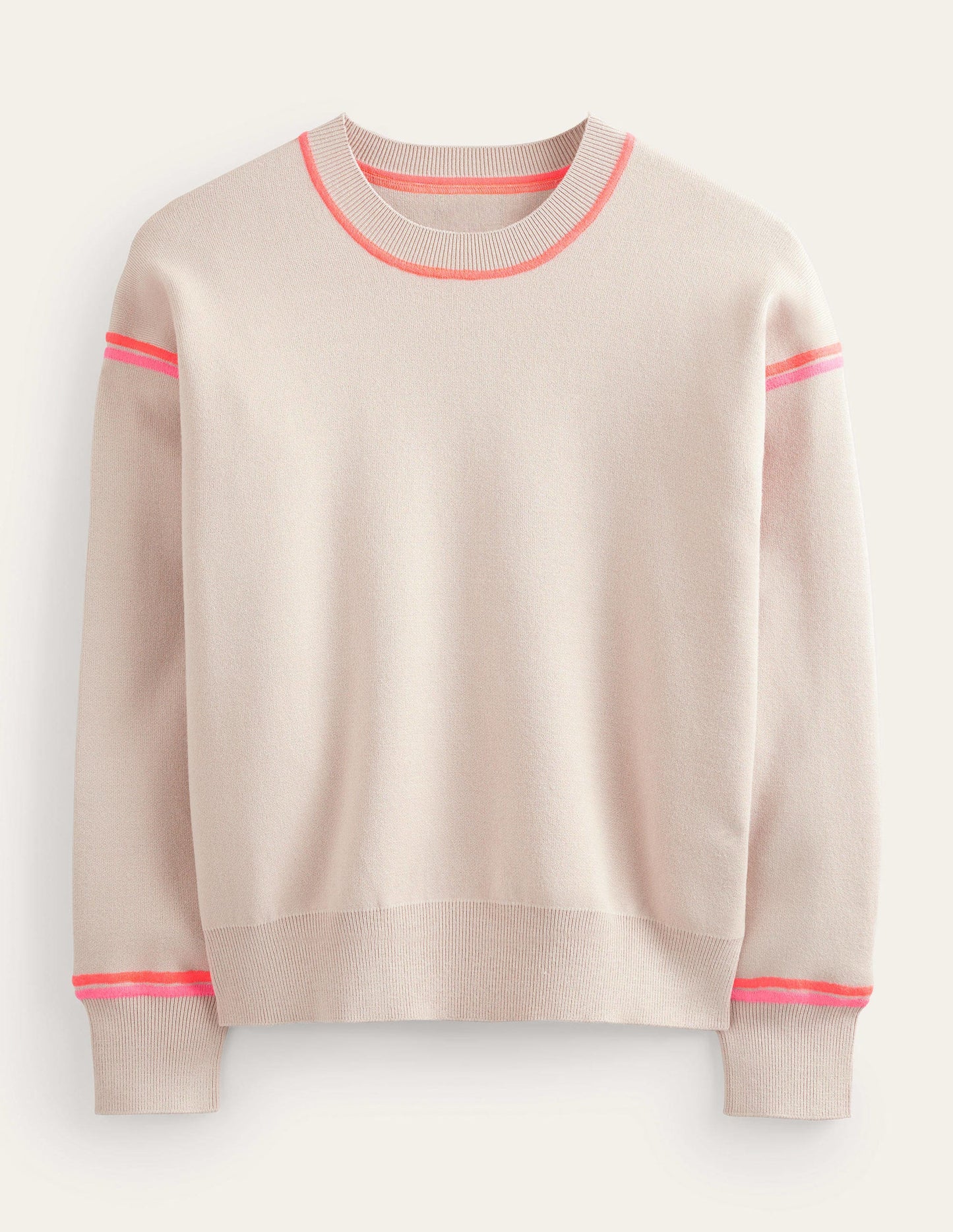 Knitted Sweatshirt-Chinchilla Melange