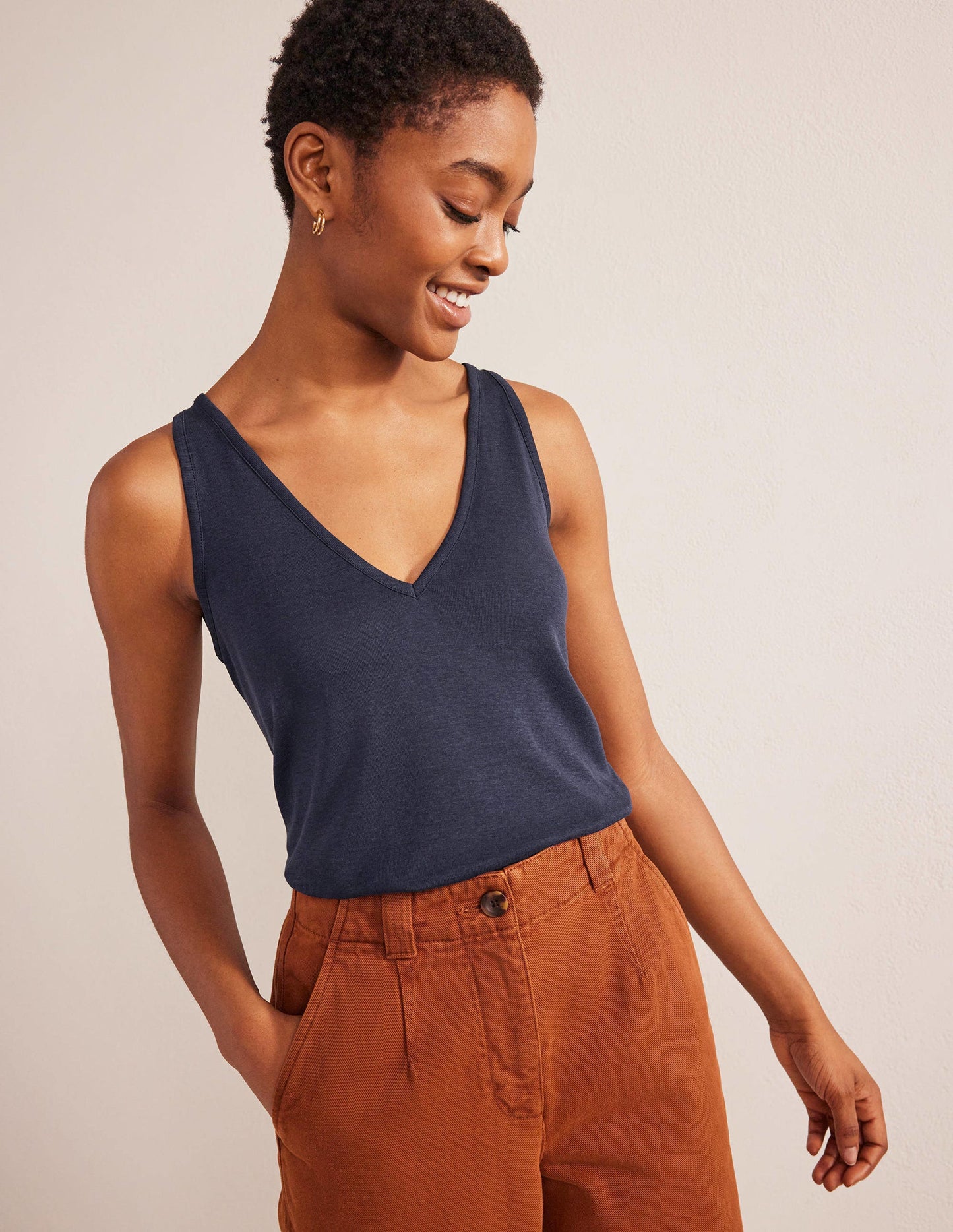 Soft Touch Vest-Navy