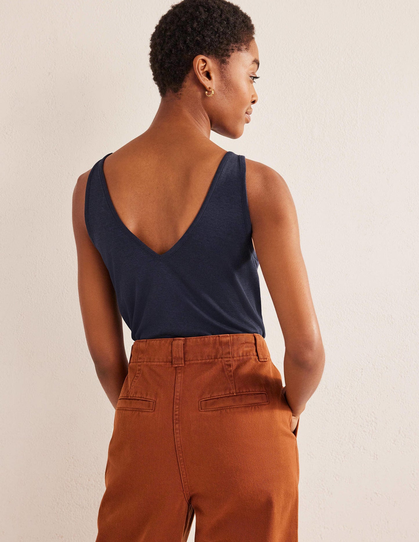 Soft Touch Vest-Navy