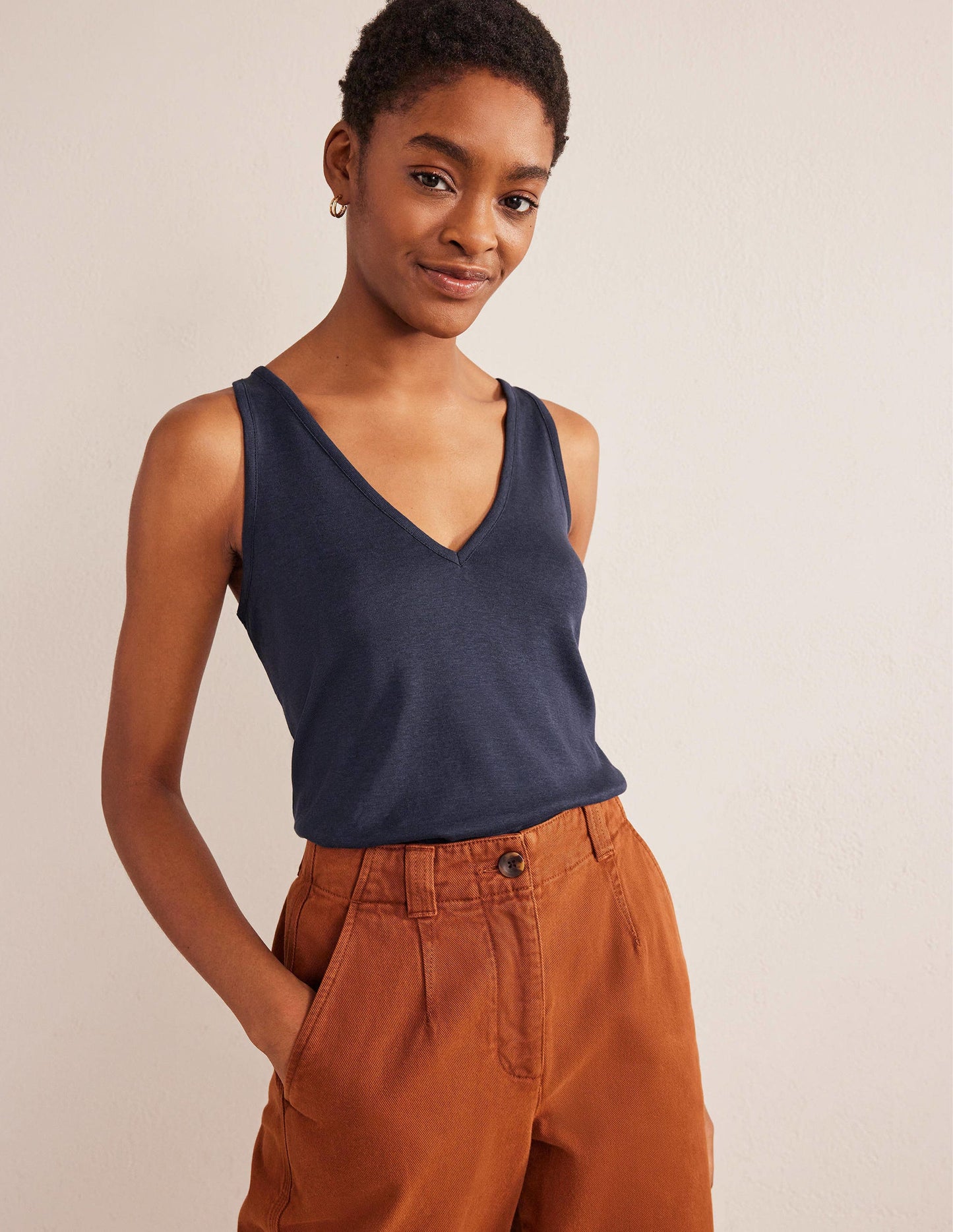 Soft Touch Vest-Navy