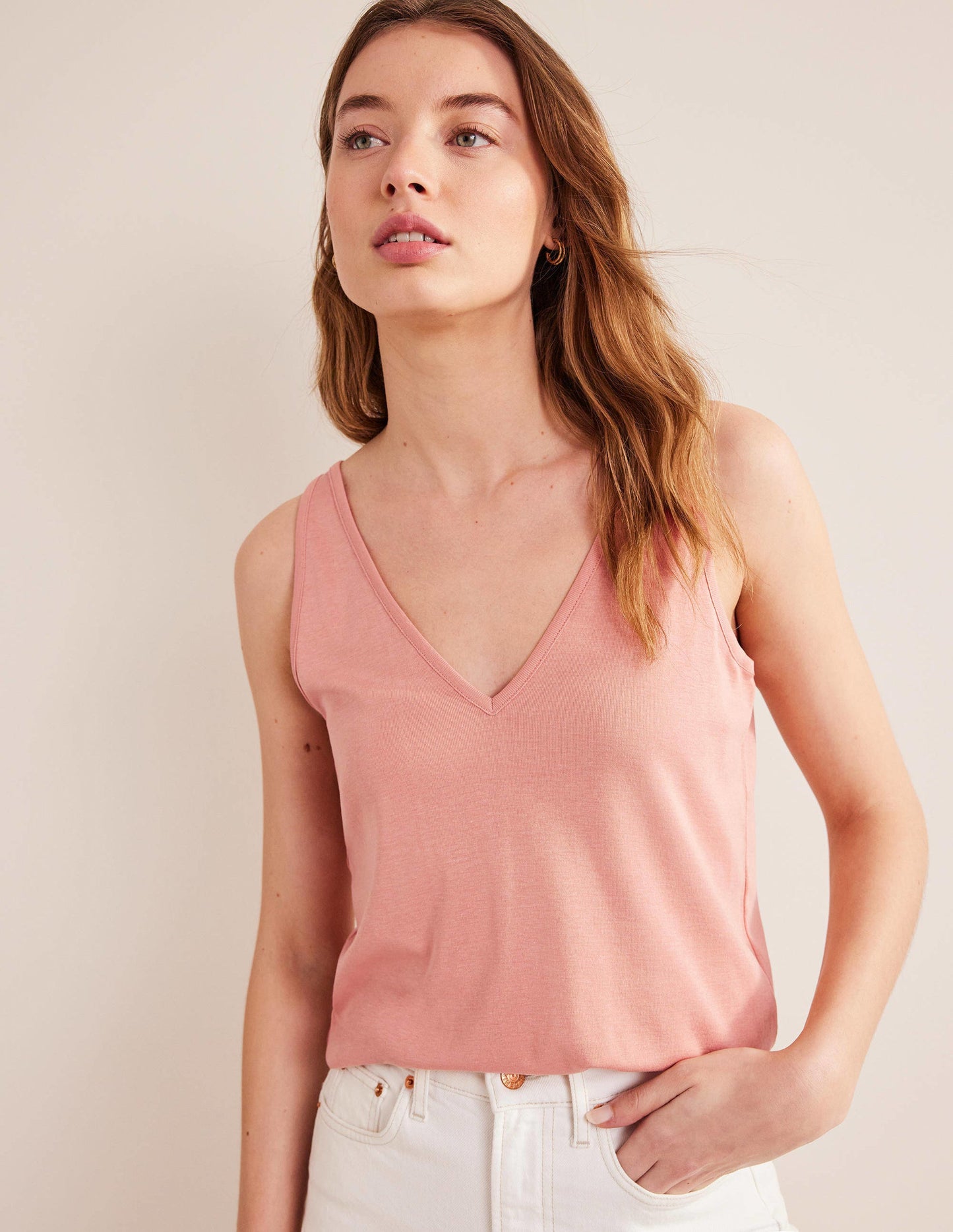 Soft Touch Vest-Pink