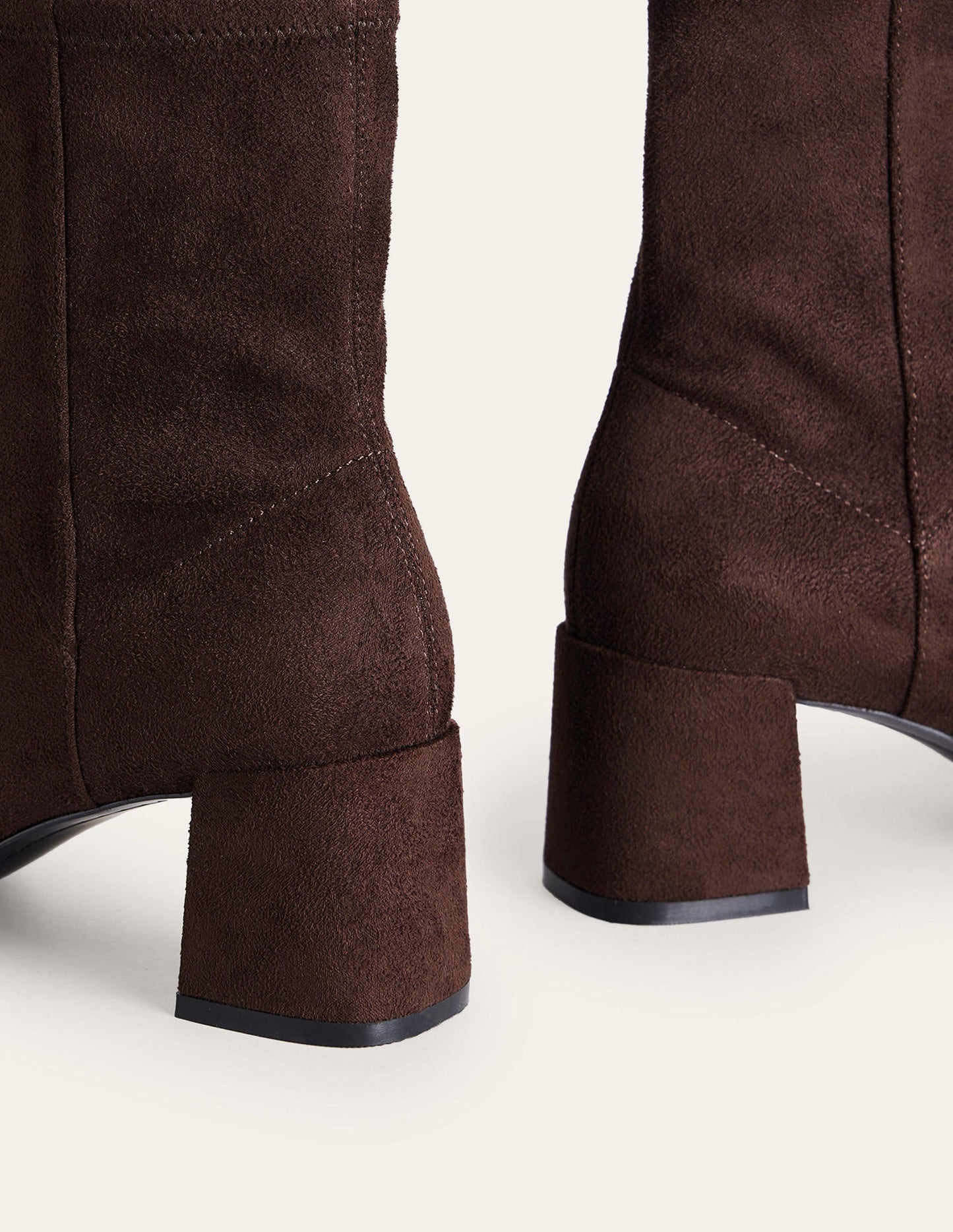 Cara Stretch Ankle Boots-Chocolate