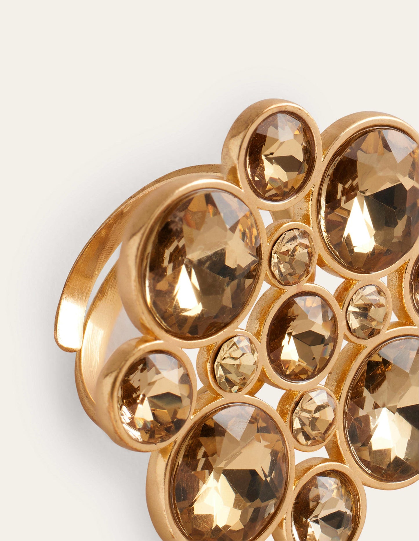 Andrea Jewel-Cluster Ring-Gold