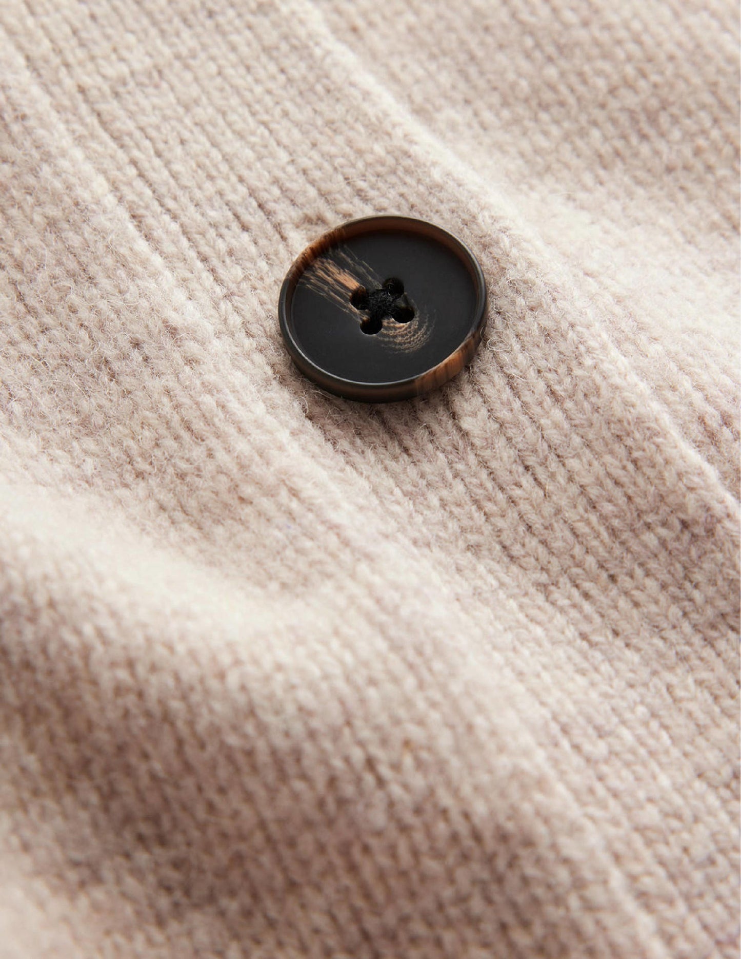 Brushed Wool Coatigan-Oatmeal Melange