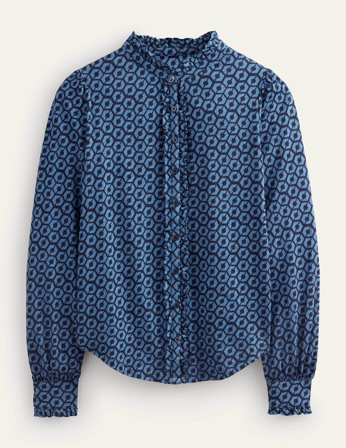 Caroline Jersey Shirt-Azure, Reverie