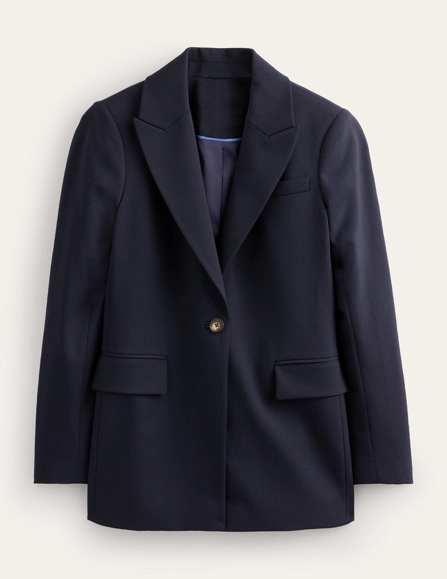 Bloomsbury Wool Blazer-Navy