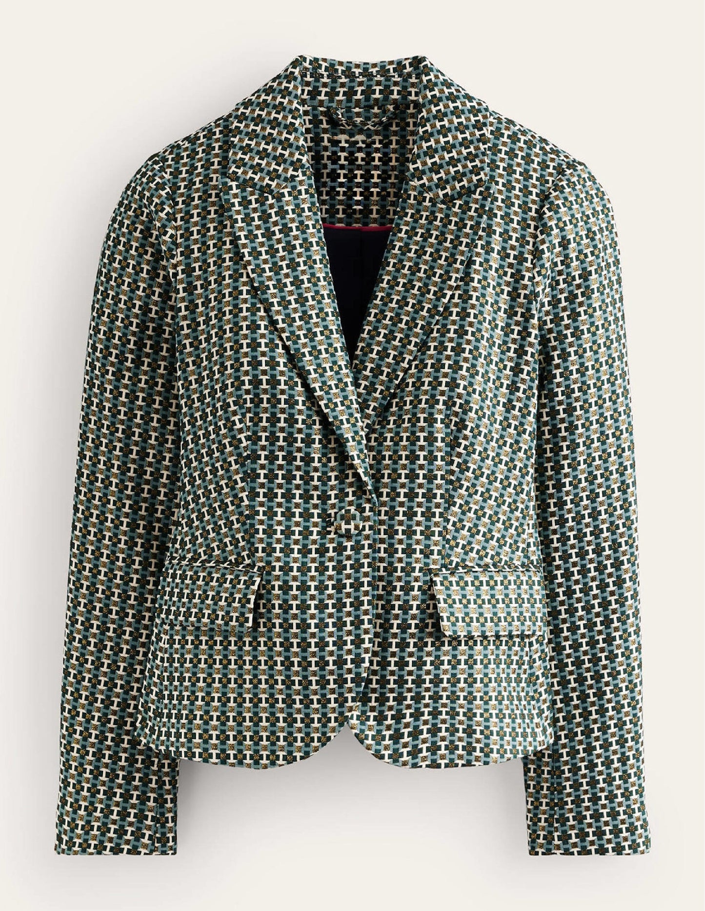 Canonbury Jacquard Blazer-Jacquard