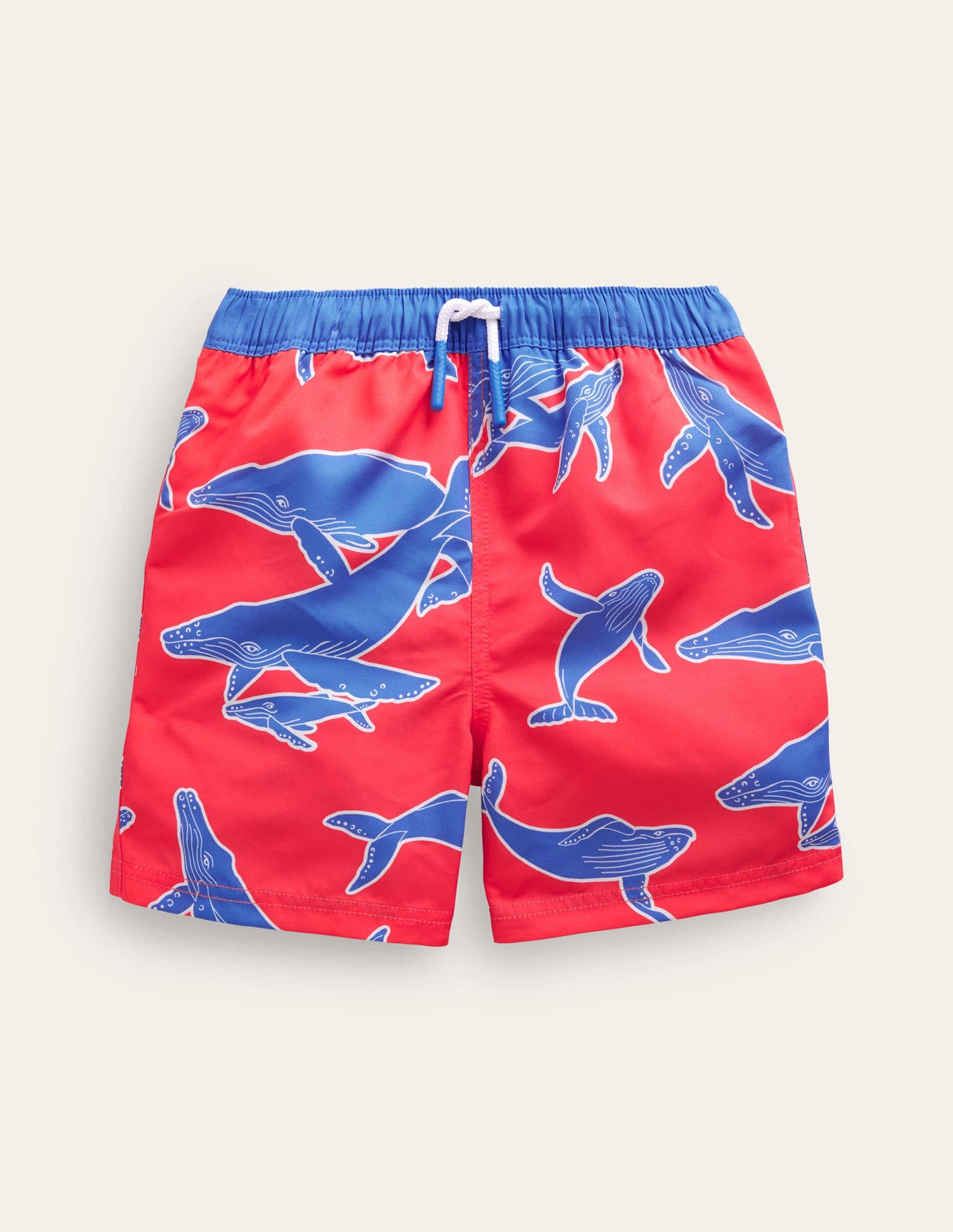 Swim Shorts-Sunkissed Coral Whale