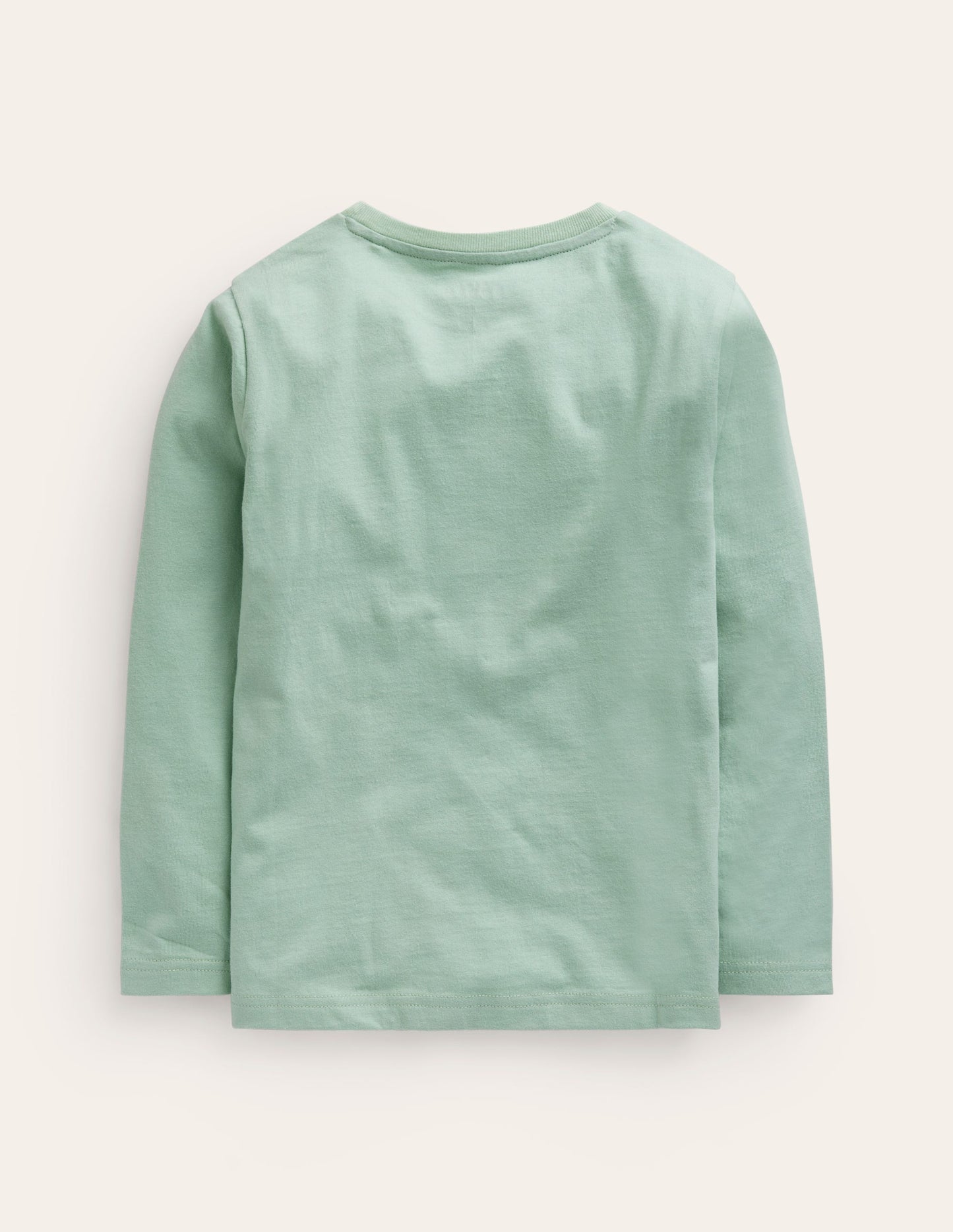 Cross-Stitch Cotton T-Shirt-Pistachio
