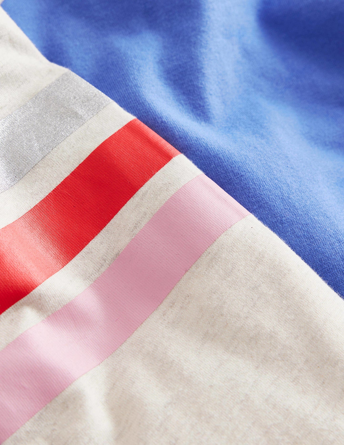 Colourblock Raglan T-shirt-Surf blue/Oatmeal