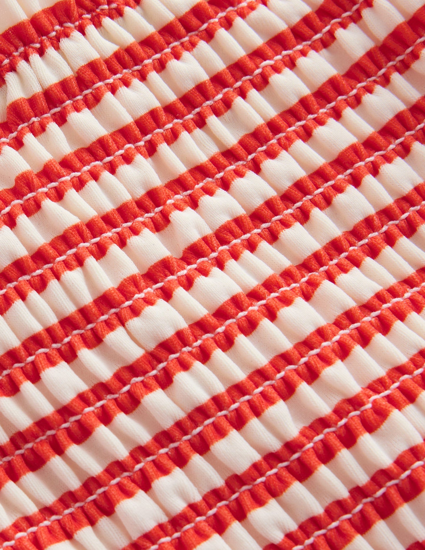 Smocking Pretty Bikini-Poppy Red Spot