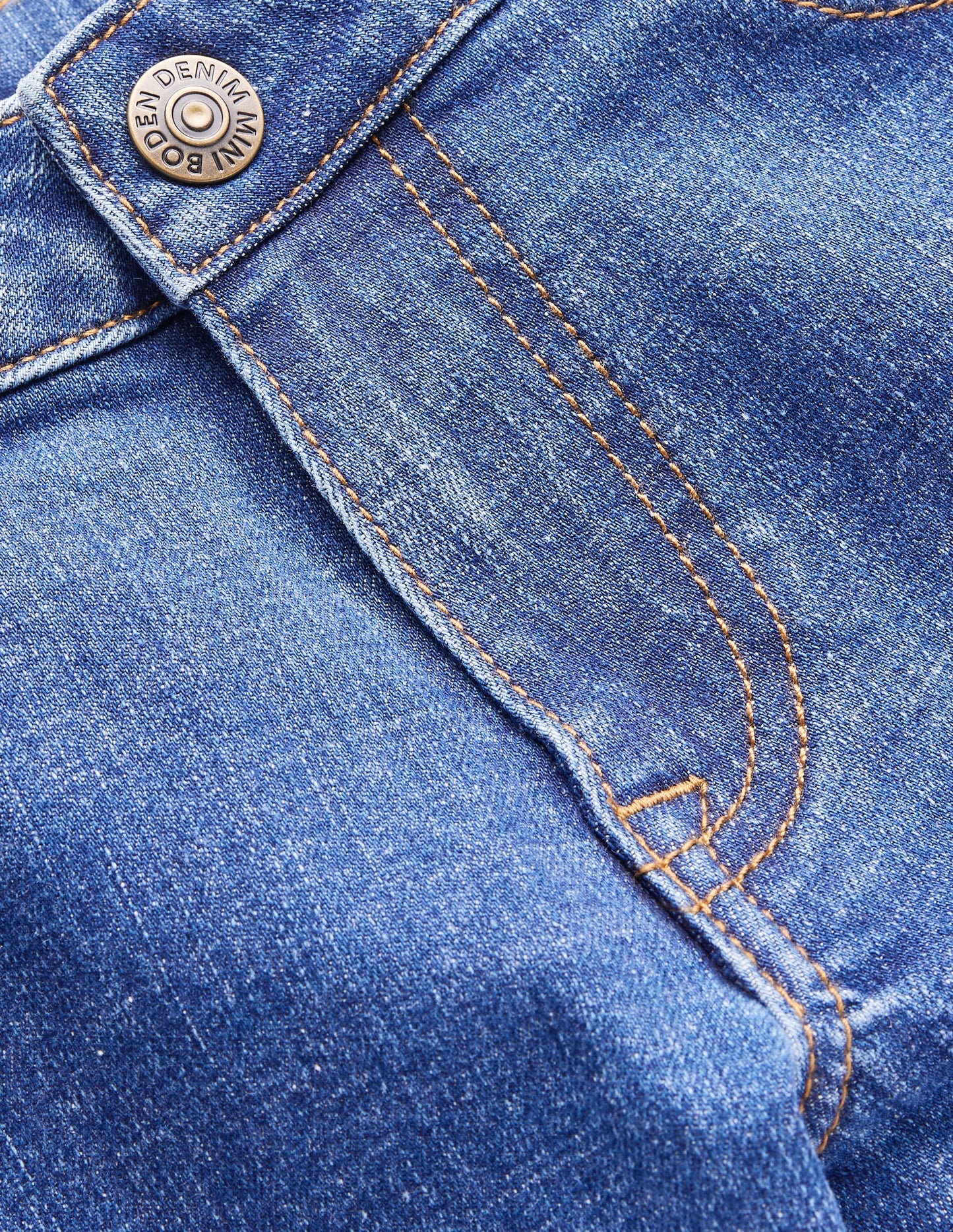 Wide Leg Trousers-Mid Vintage Blue