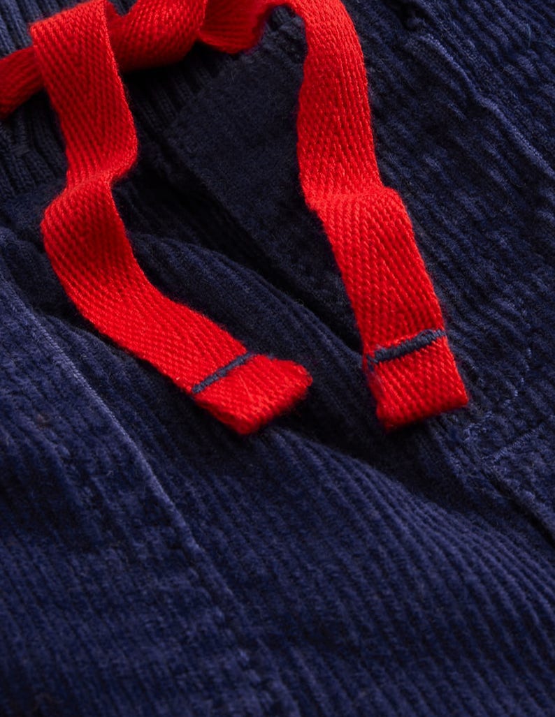 Cosy Lined Trousers-Starboard Blue