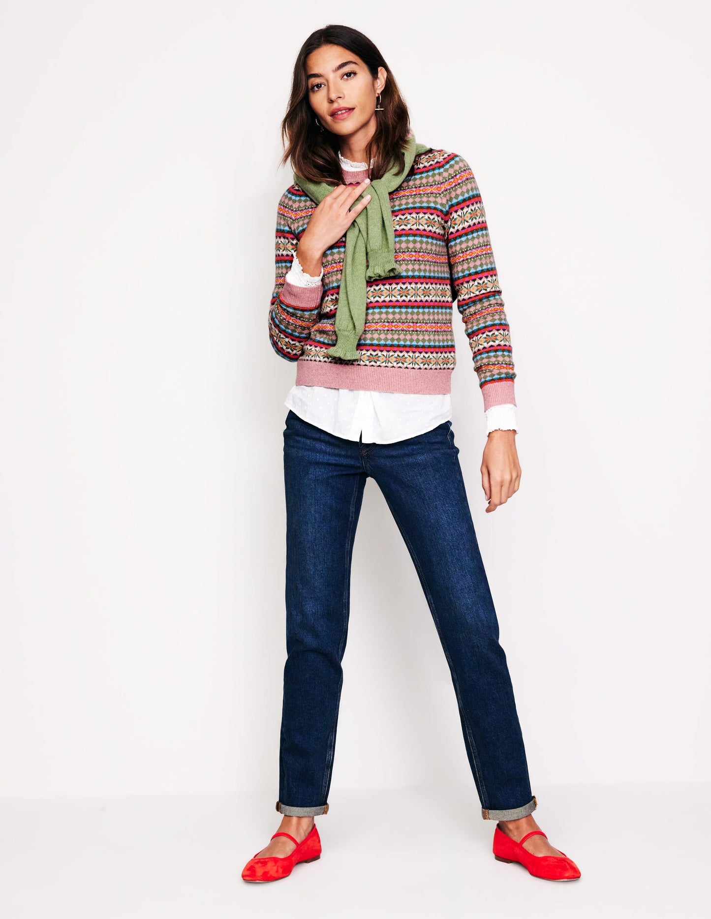 Edie Fair Isle Jumper-Heritage