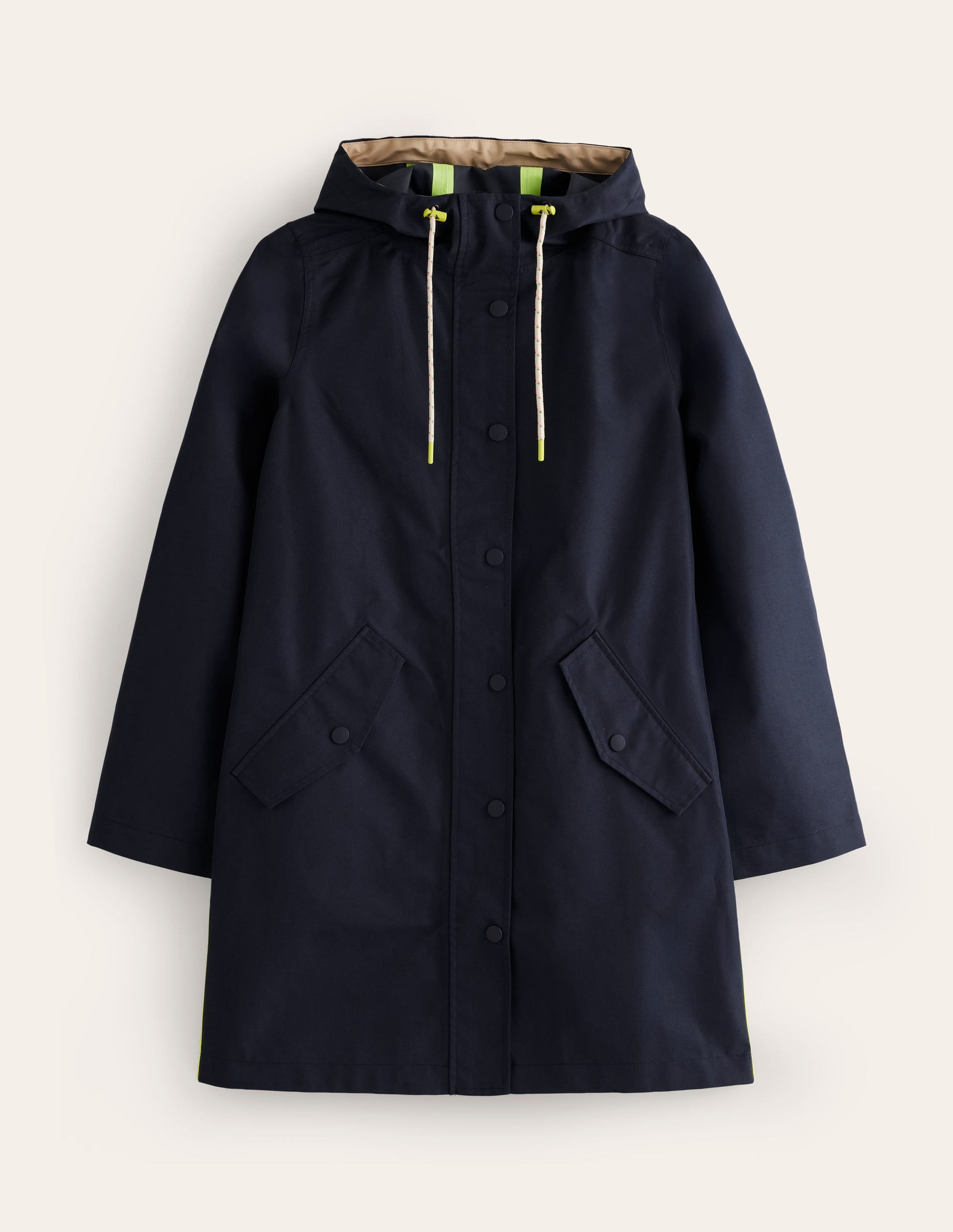 Wells Waterproof Hooded Coat-Navy-6