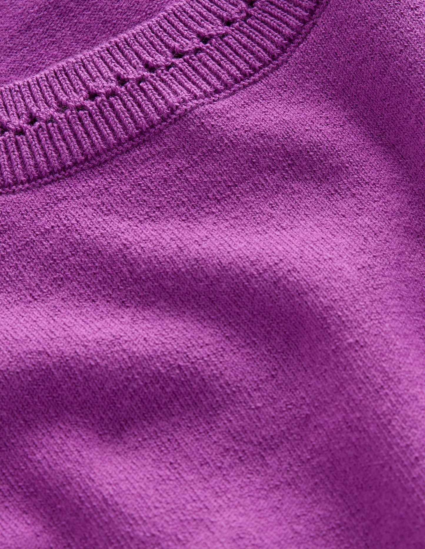 Catriona Crew Neck Cotton Tank-Jewel Purple