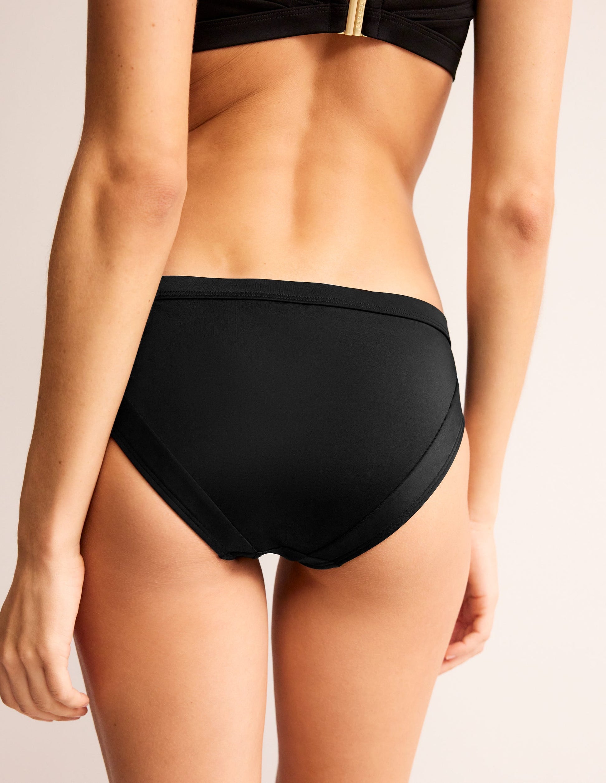 Santorini Bikini Bottoms-Black-3