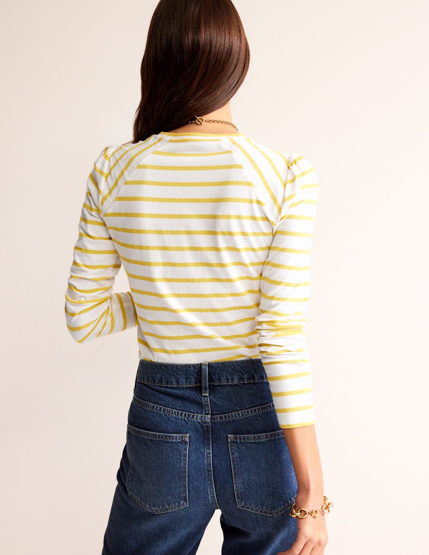 Arabella Stripe T-Shirt-Passion Fruit