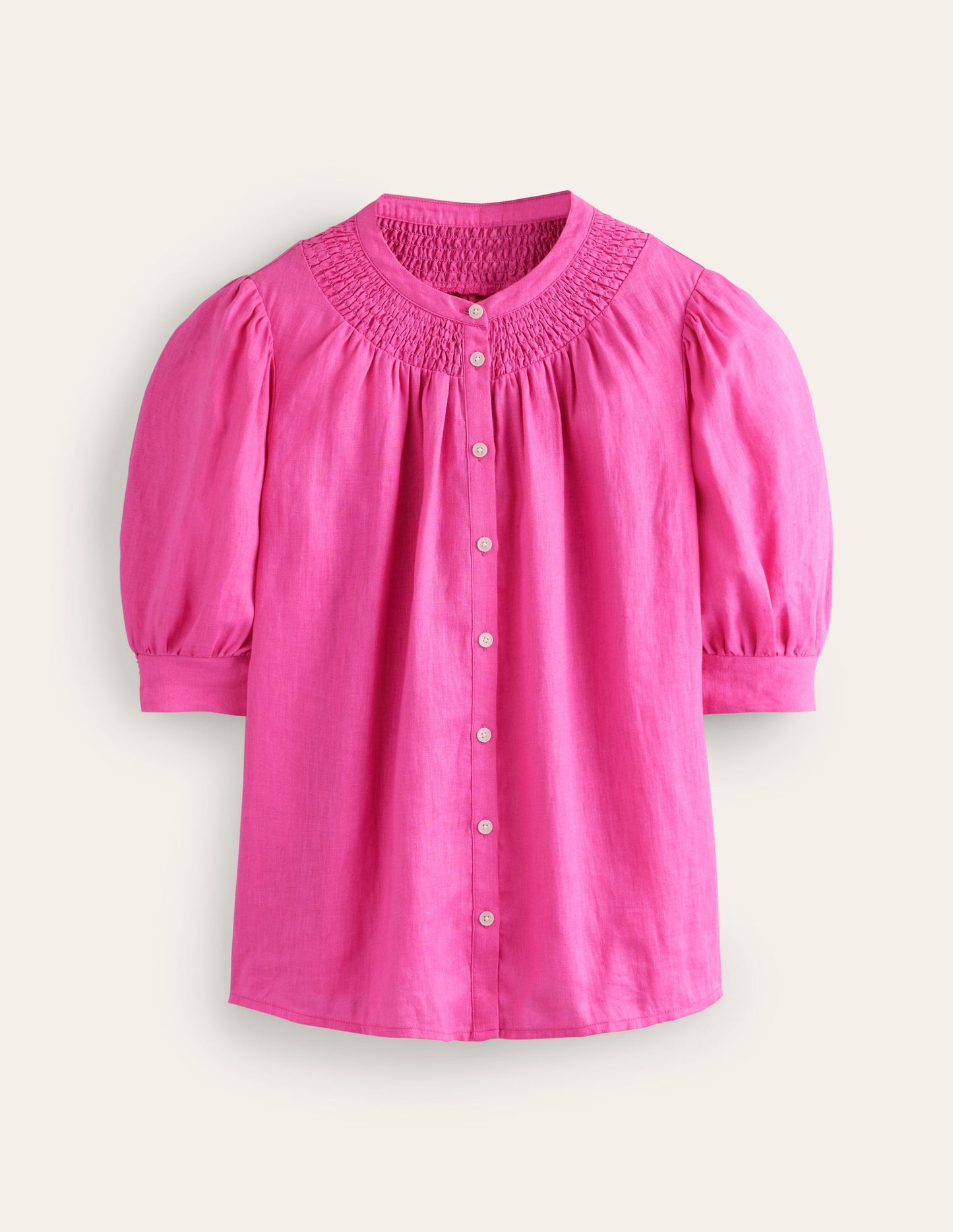 Ada Linen Top-Pop Pansy