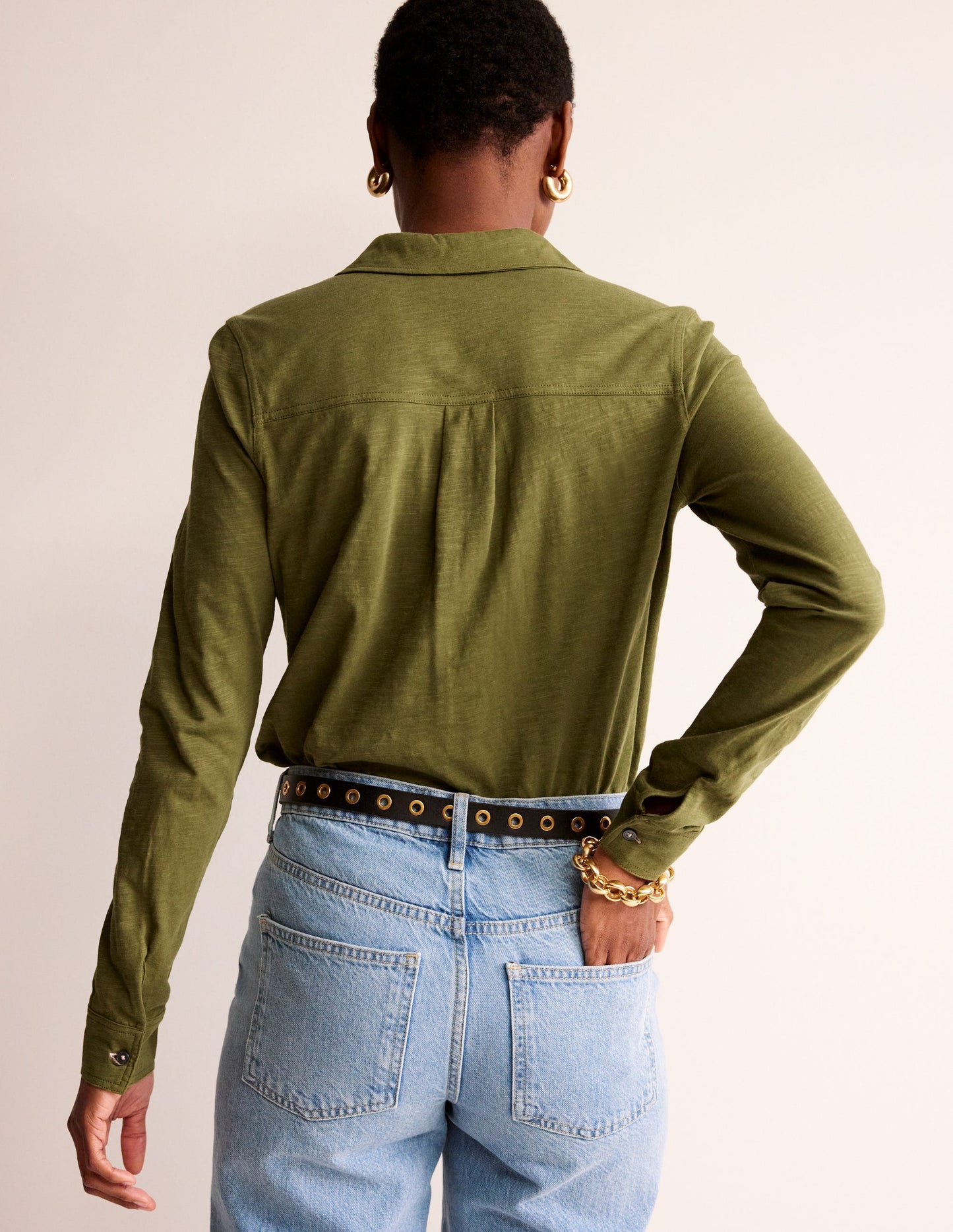 Amelia Jersey Shirt-Mayfly
