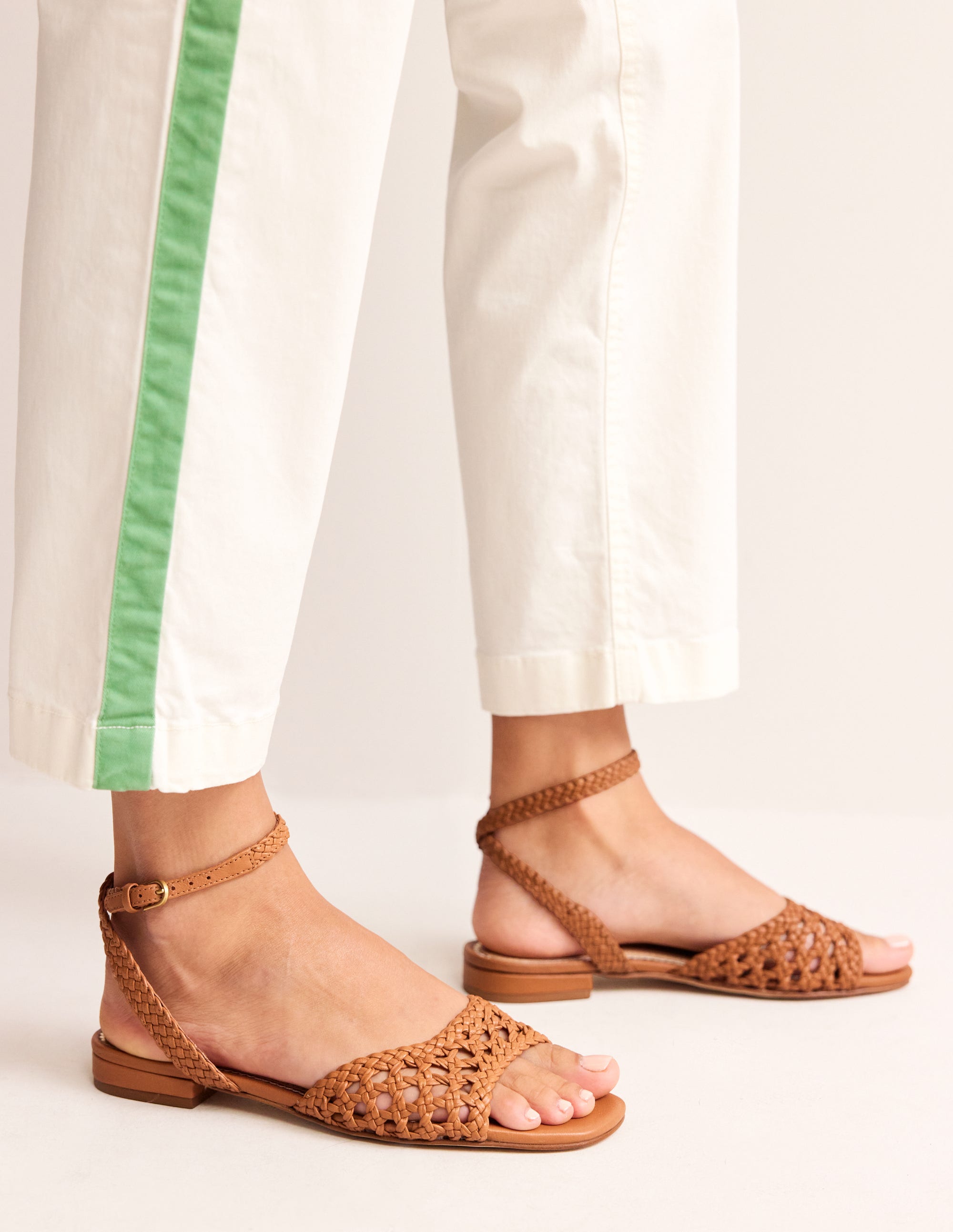 Textured Flat Sandal main image 0