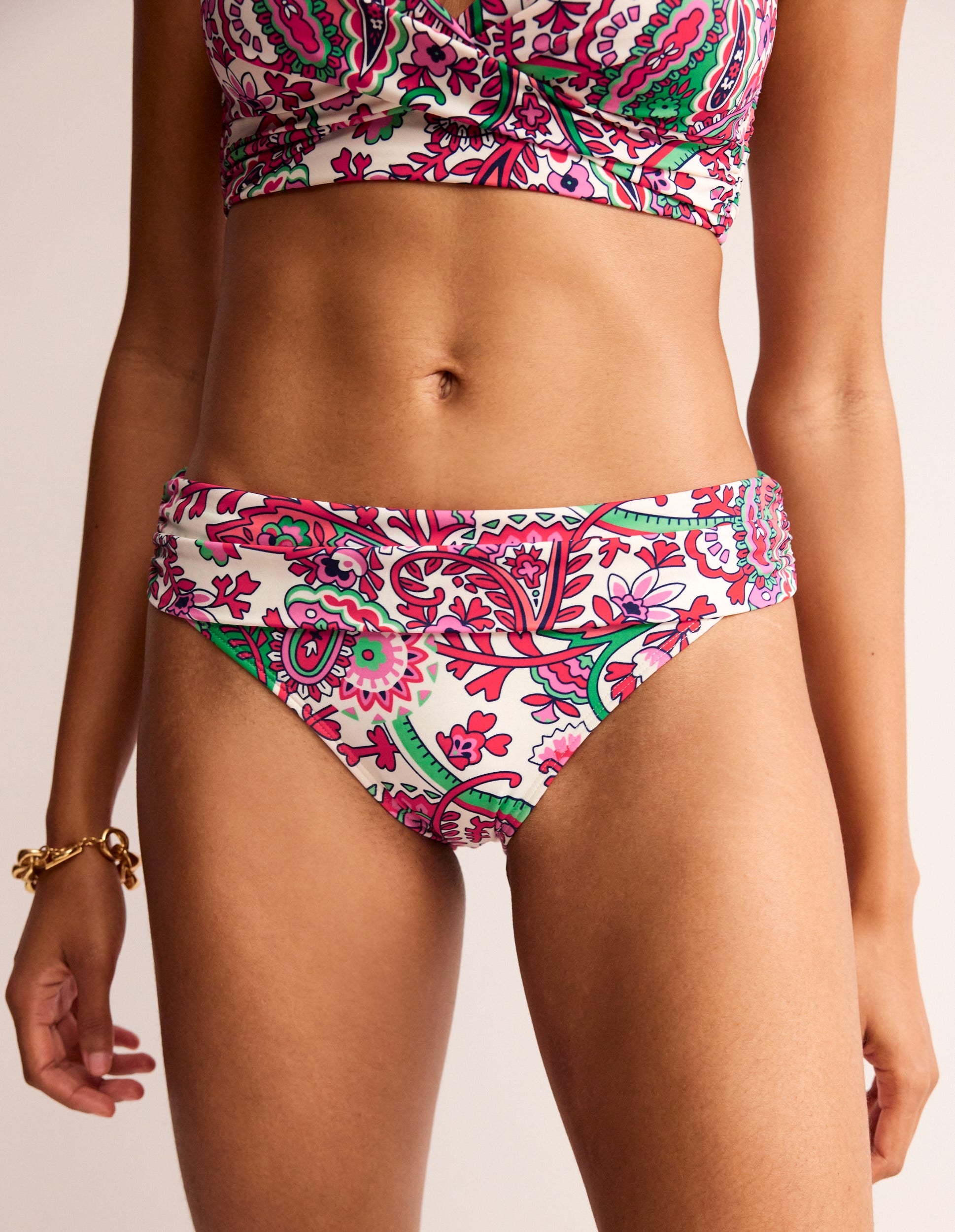 Classic Fold Bikini Bottoms-Multi, Fantastical-4
