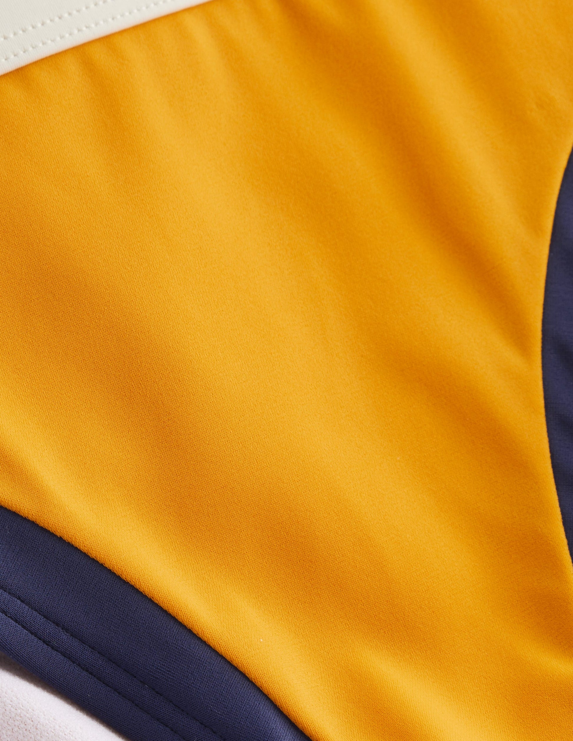 Santorini Bikini Bottoms-Saffron Yellow Colourblock-6