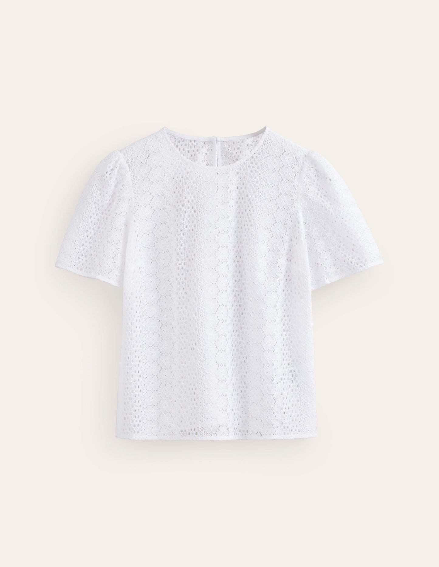Lace T-Shirt-Ivory