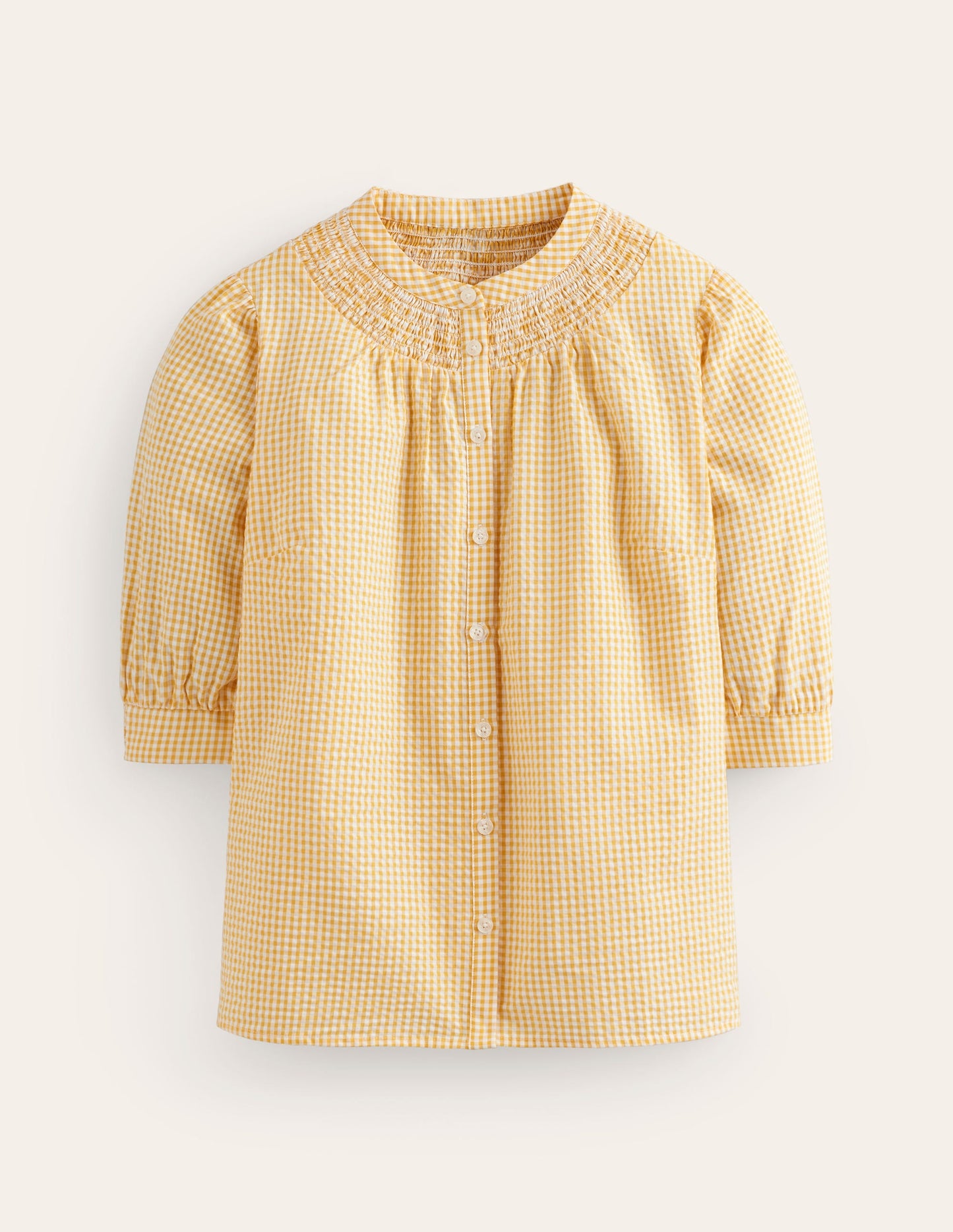 Ada Seersucker Top-Sweet Honeycomb Gingham