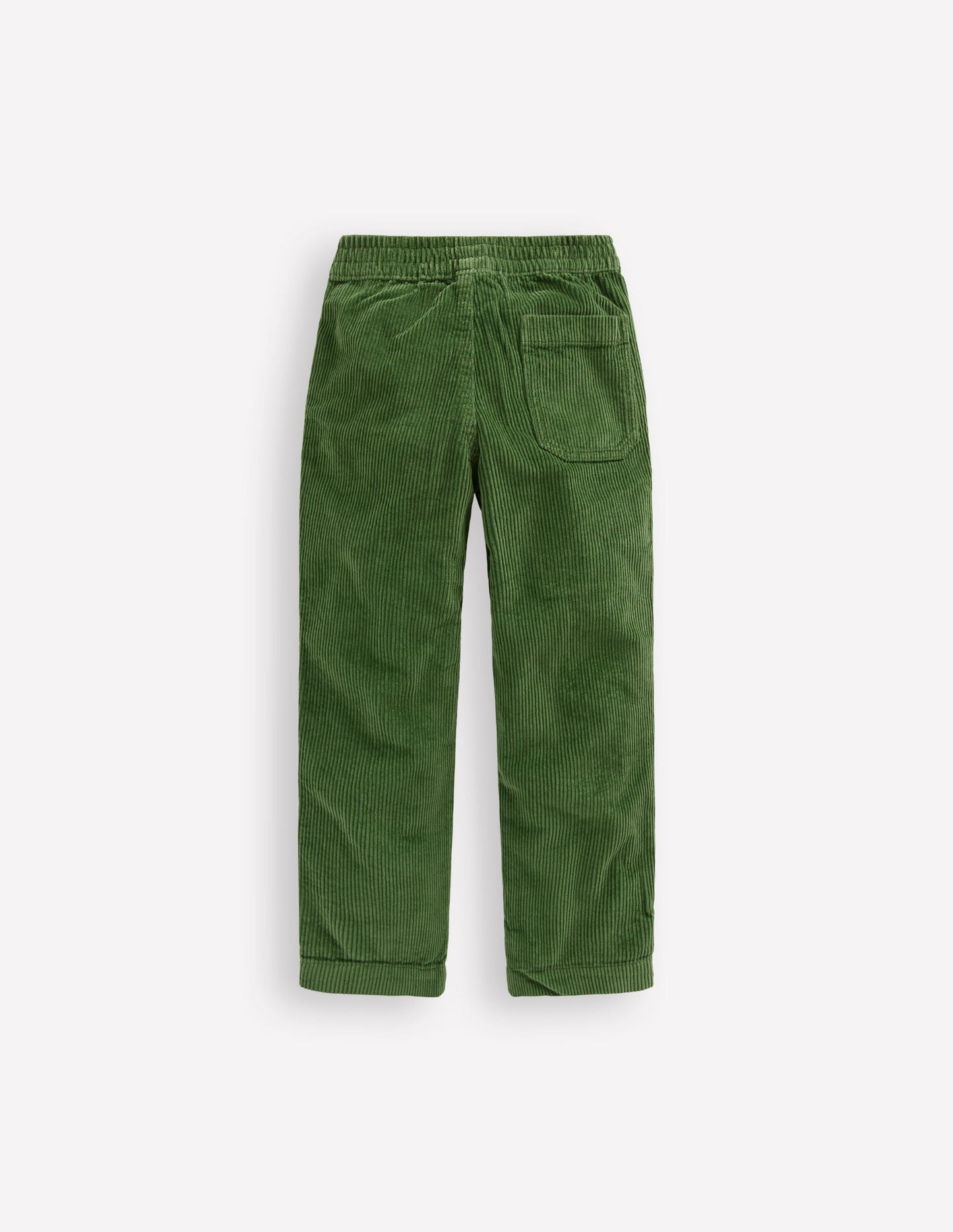 Pull-on Cord Trousers-Promenade Green