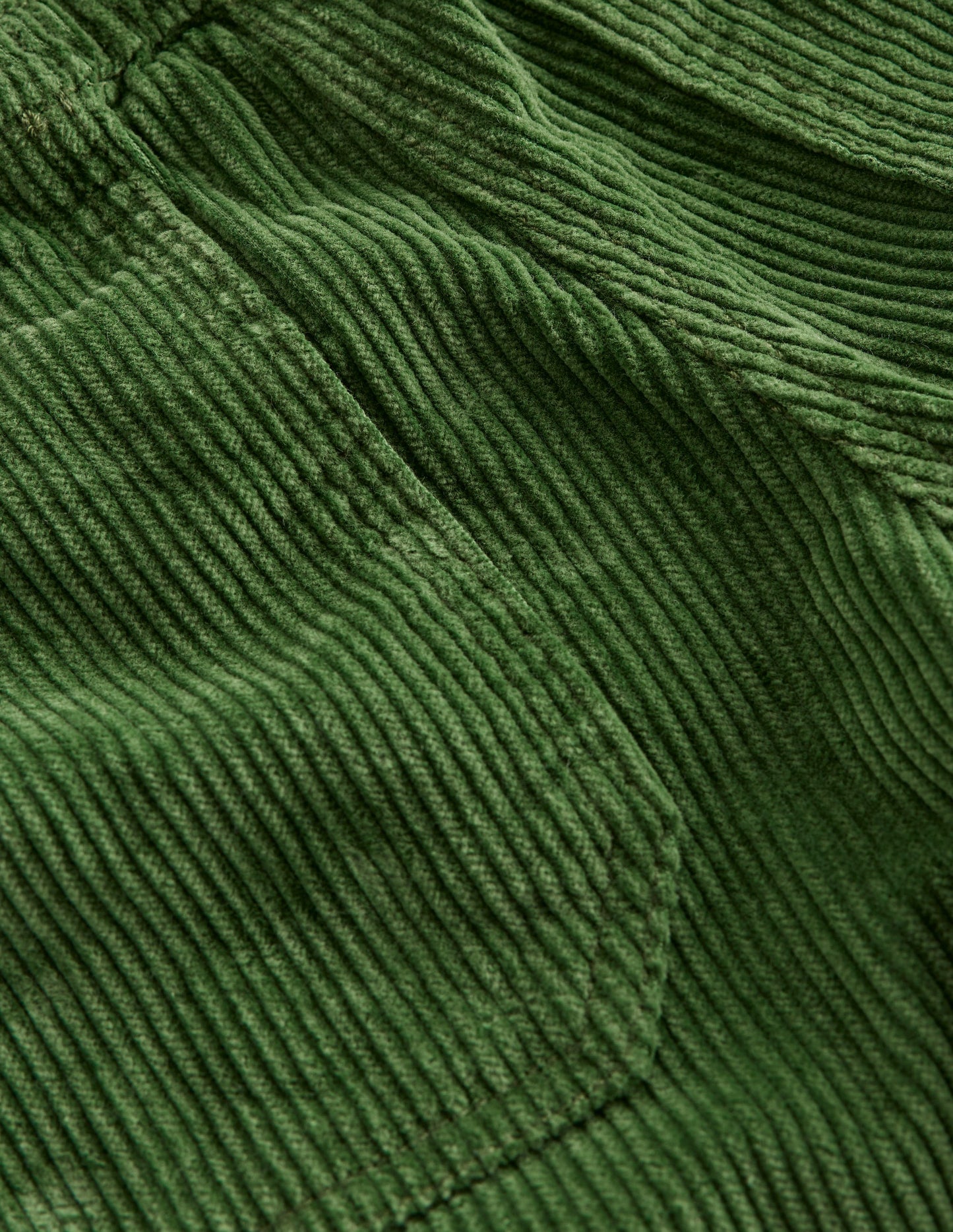 Pull-on Cord Trousers-Promenade Green