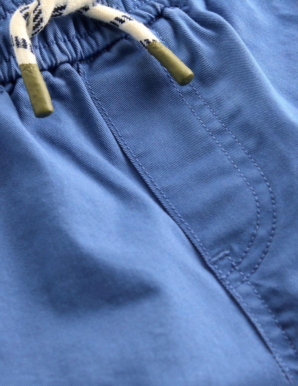 Slim Pull-On Trousers-Blue River