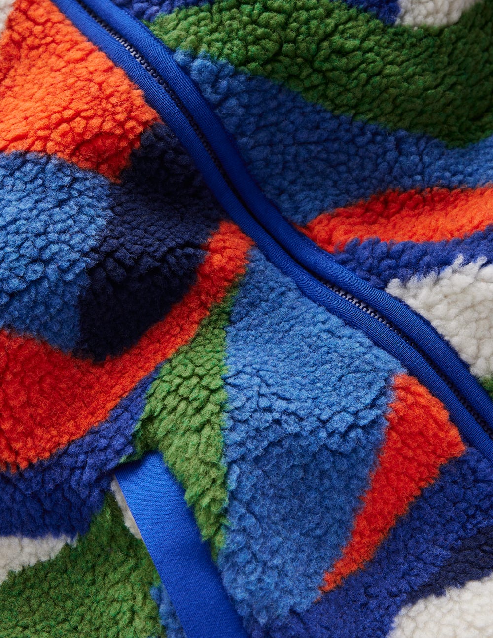 Cosy Borg Jacket-Multi Landscape