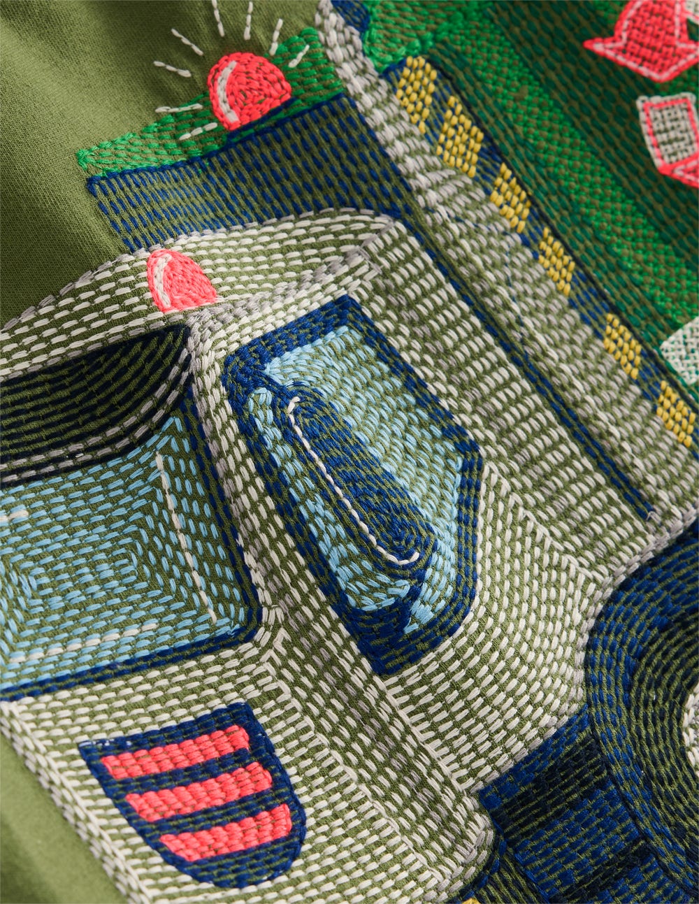 Superstitch T-Shirt-Safari Green Recycling Truck