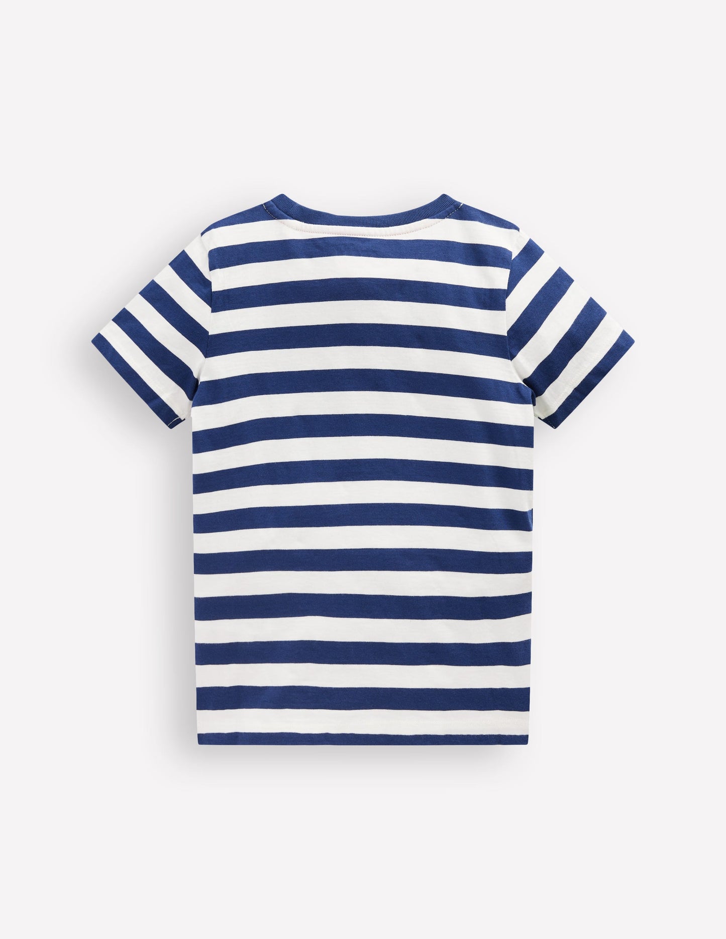 Short Sleeve Appliqué T-shirt-Prehistoric Animals Applique