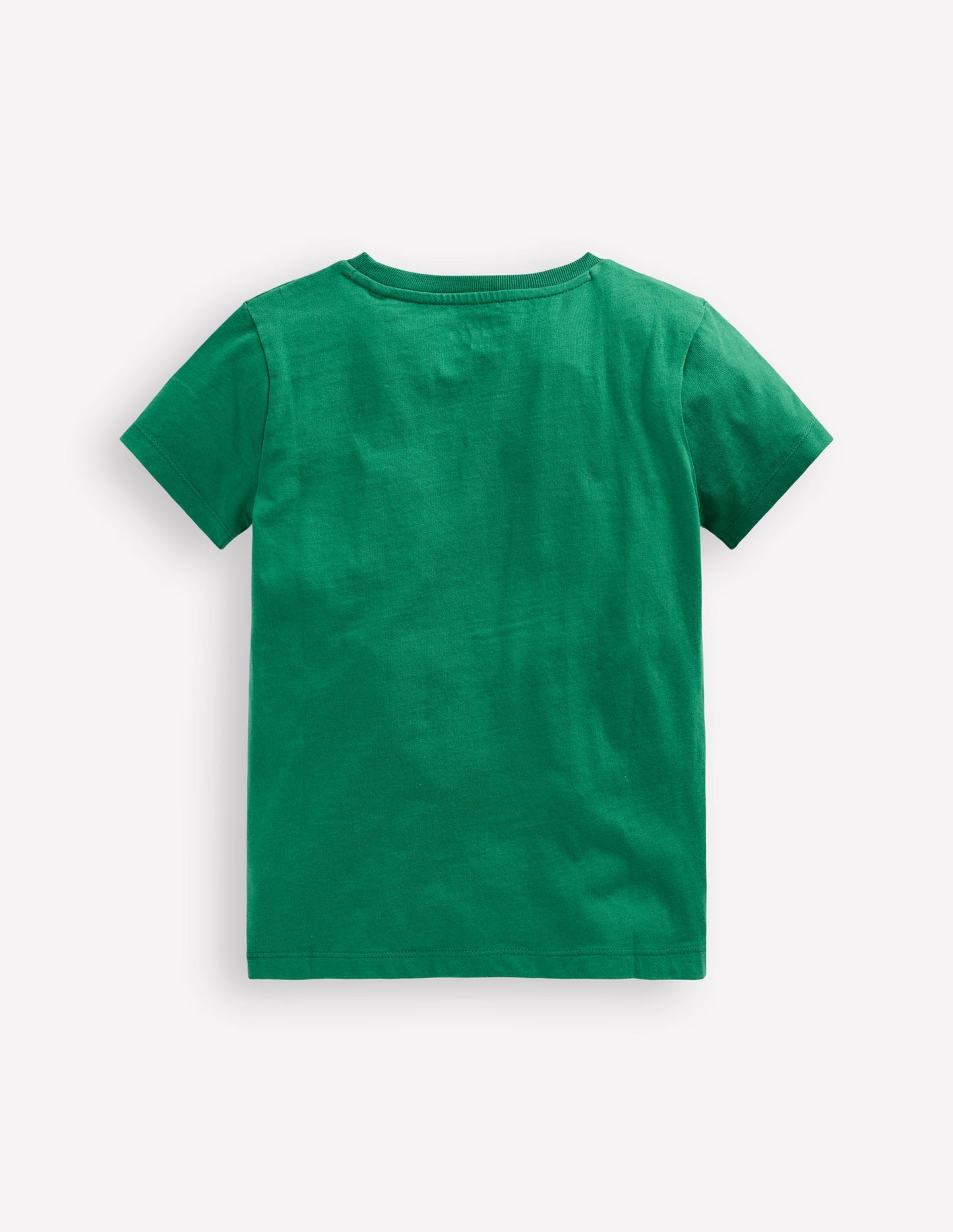 Short Sleeve Bouclé T-shirt-Shady Green Rocket