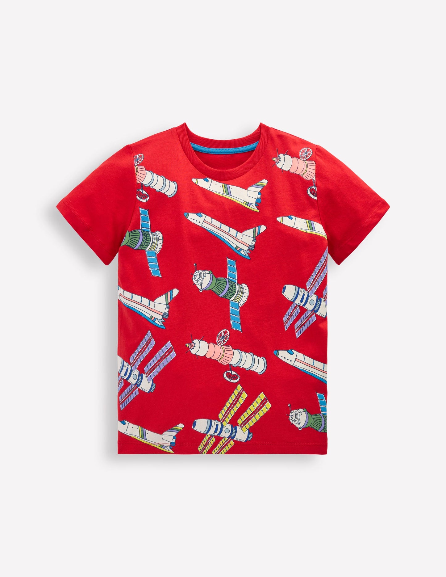 Glow-In-The-Dark T-shirt-Poppy Red Satellite