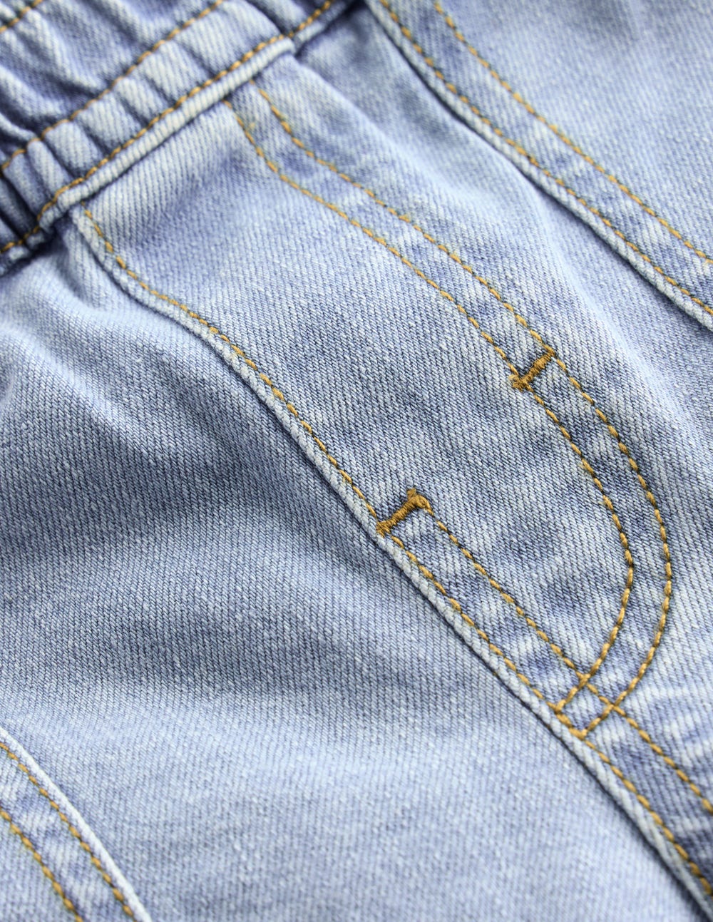 Pull-On Jeans-Light Wash