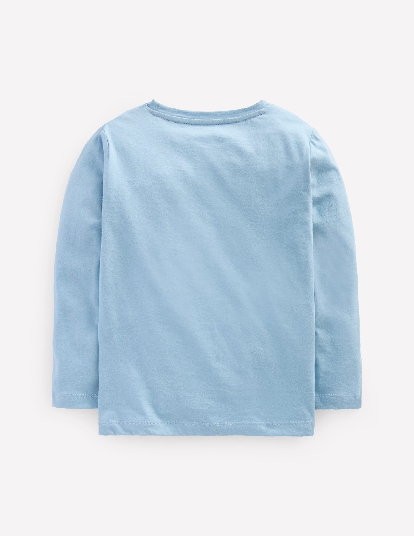 Long Sleeve Printed T-shirt-Glacier Blue Prehistoric