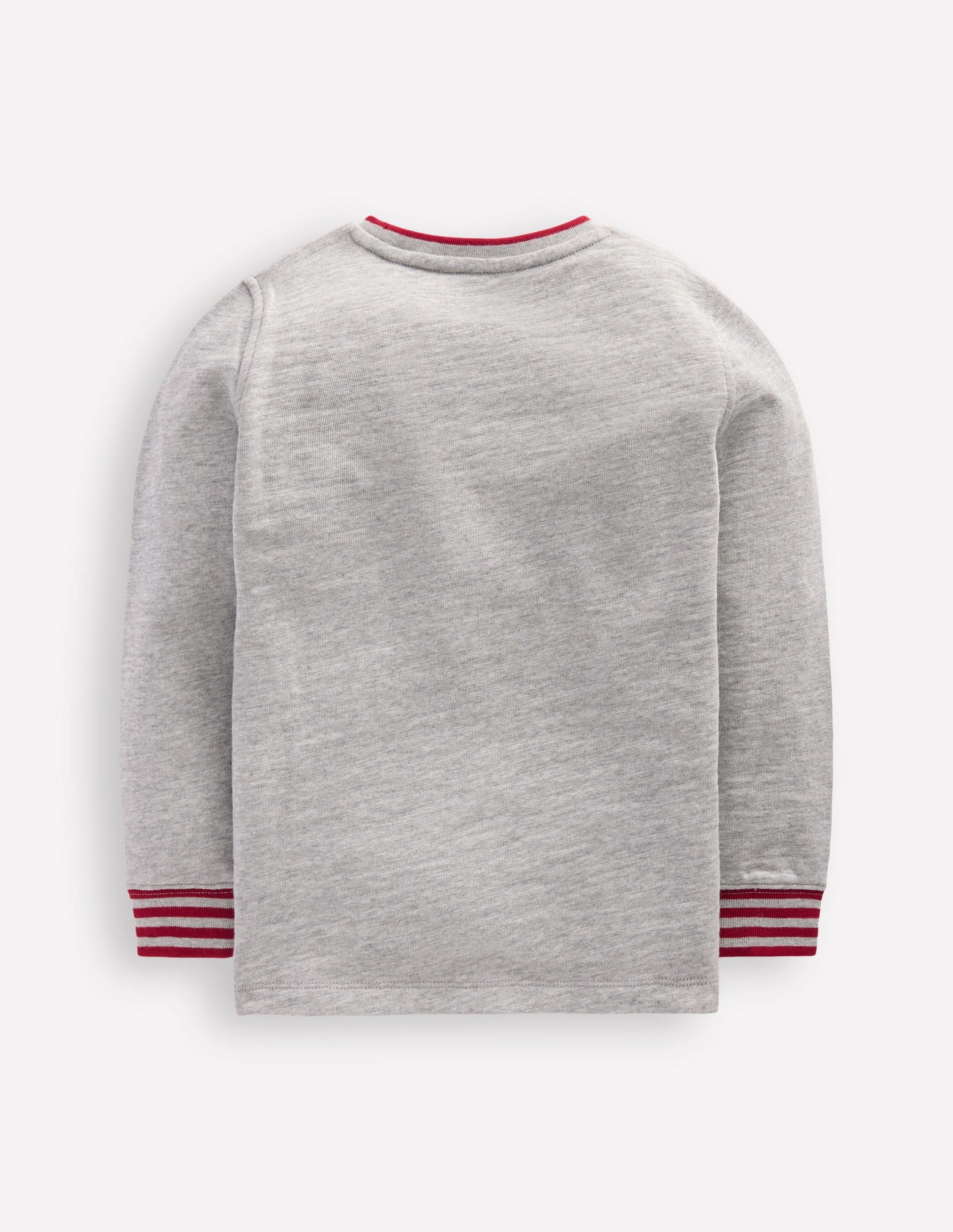 Cosy Mid-weight T-shirt-Grey Marl