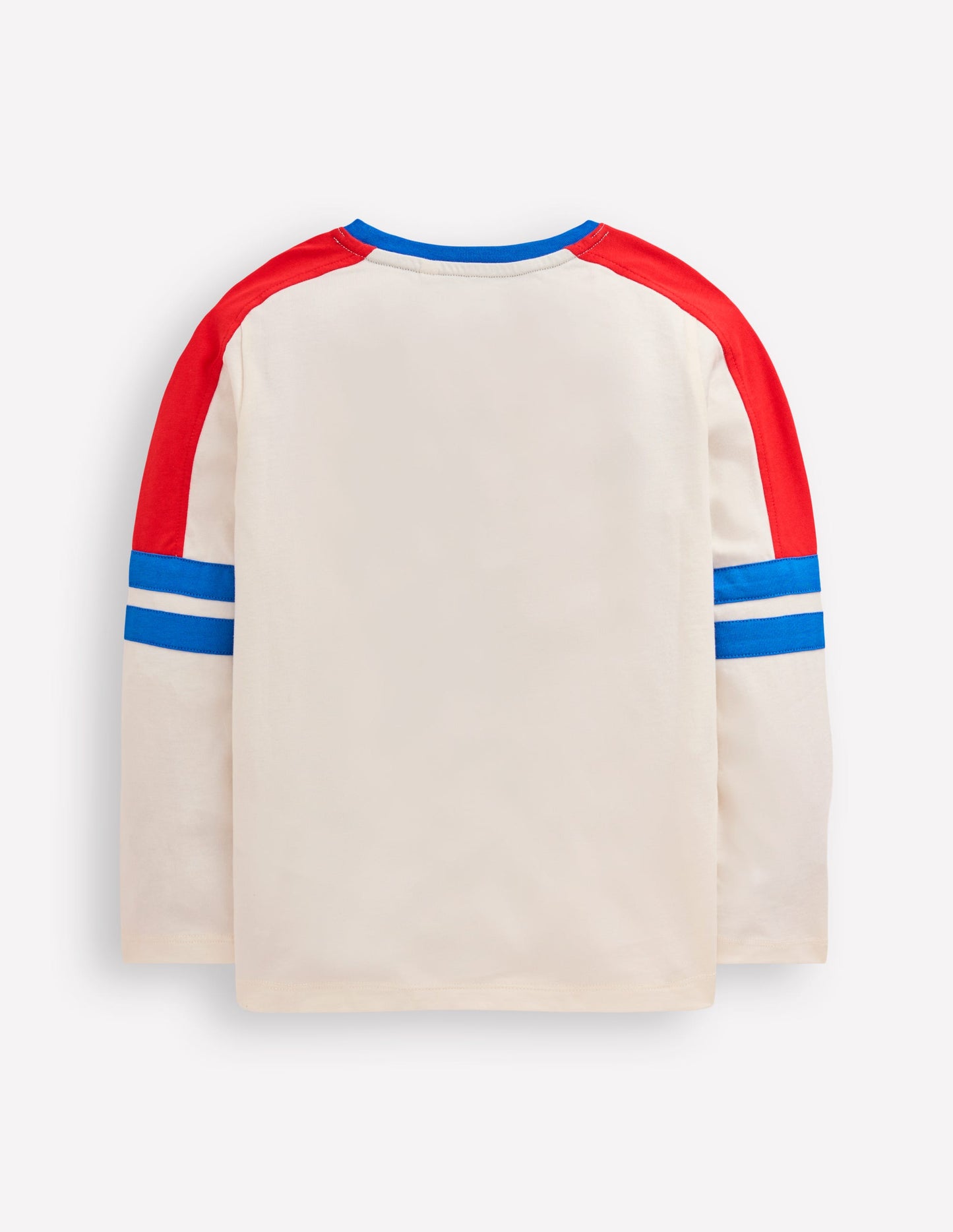 Colour Block T-shirt-Soft Ivory Multi