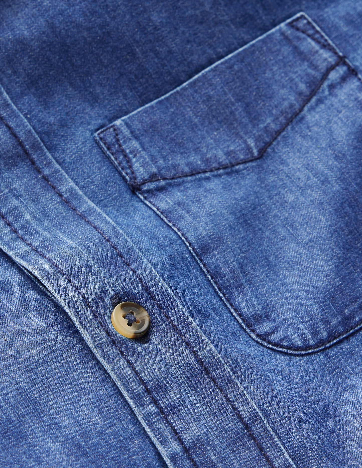 Denim Shirt-Mid Vintage Denim (Mid Wash)