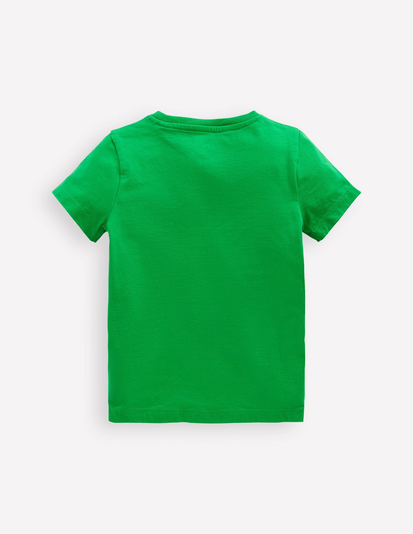 Zip Applique T-shirt-Sapling Green Whale