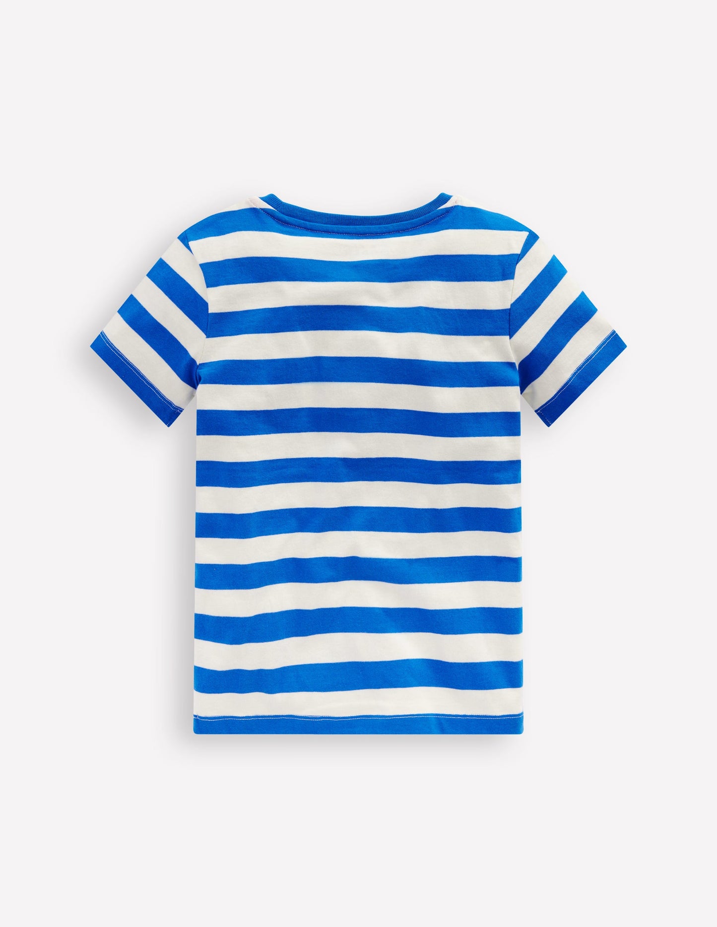 Short Sleeve Bouclé T-shirt-Gallery Blue/ Ivory Fruit Face