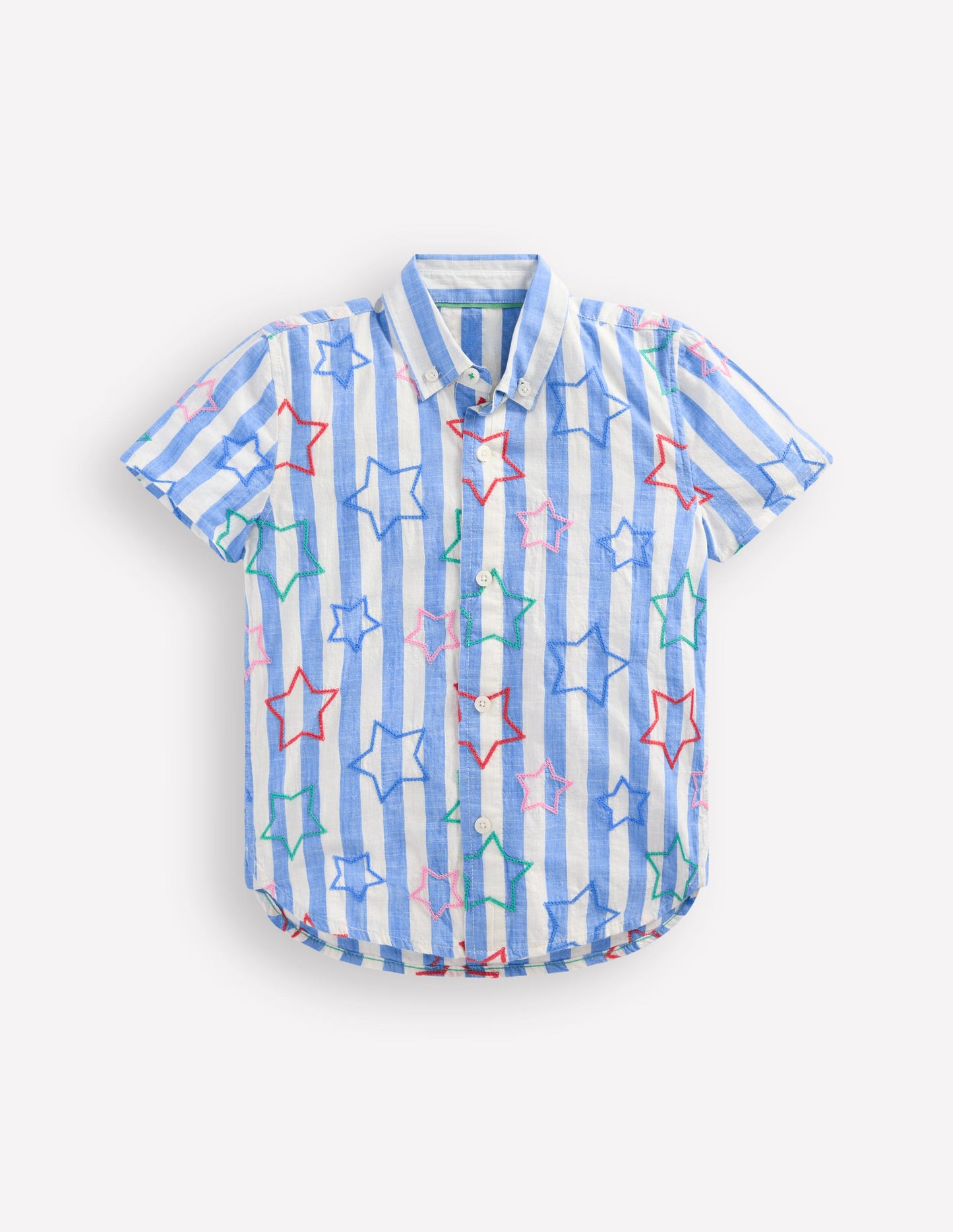 Fun Cotton Shirt-Starry Stripe