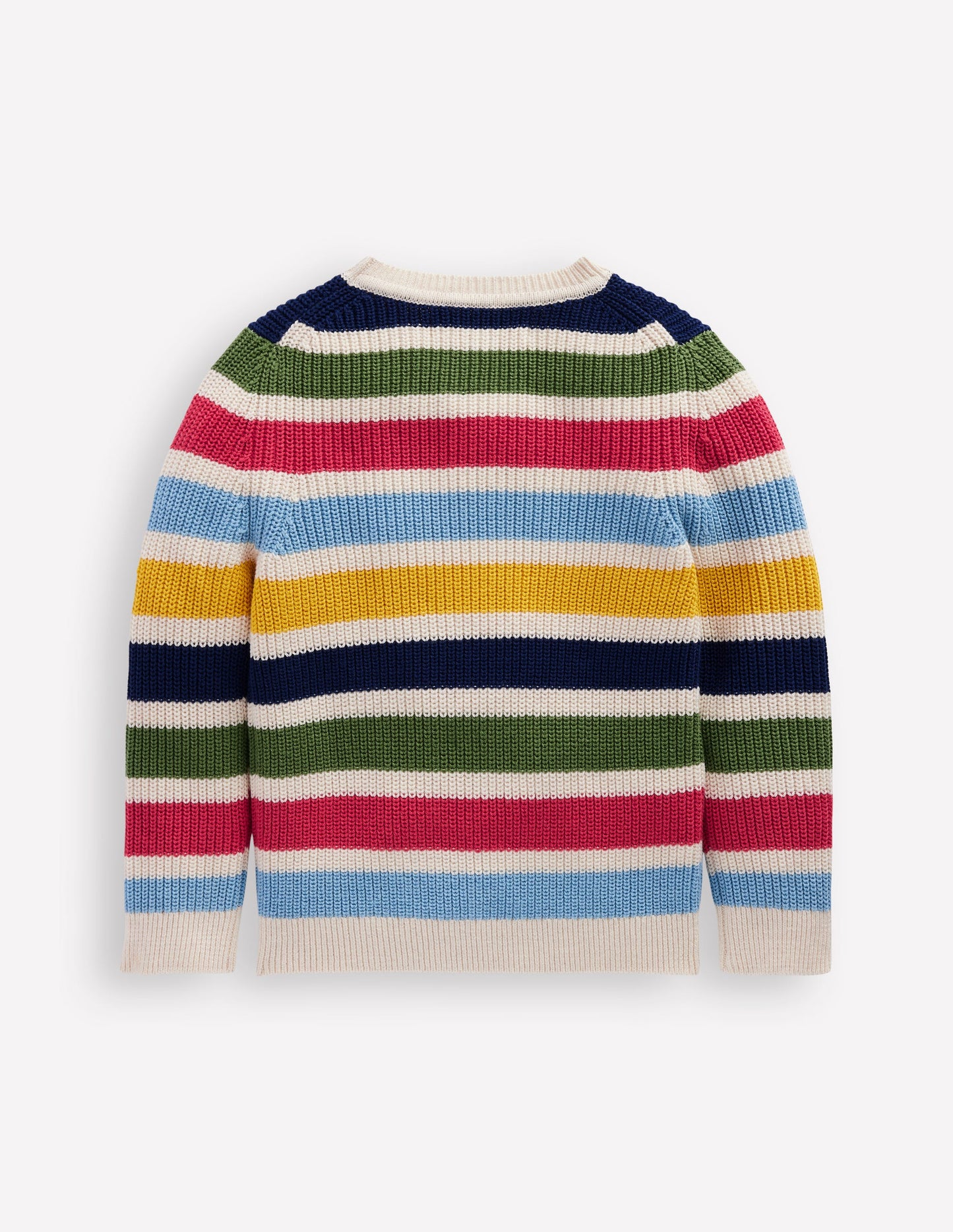 Everyday Cotton Jumper-Multi Stripe