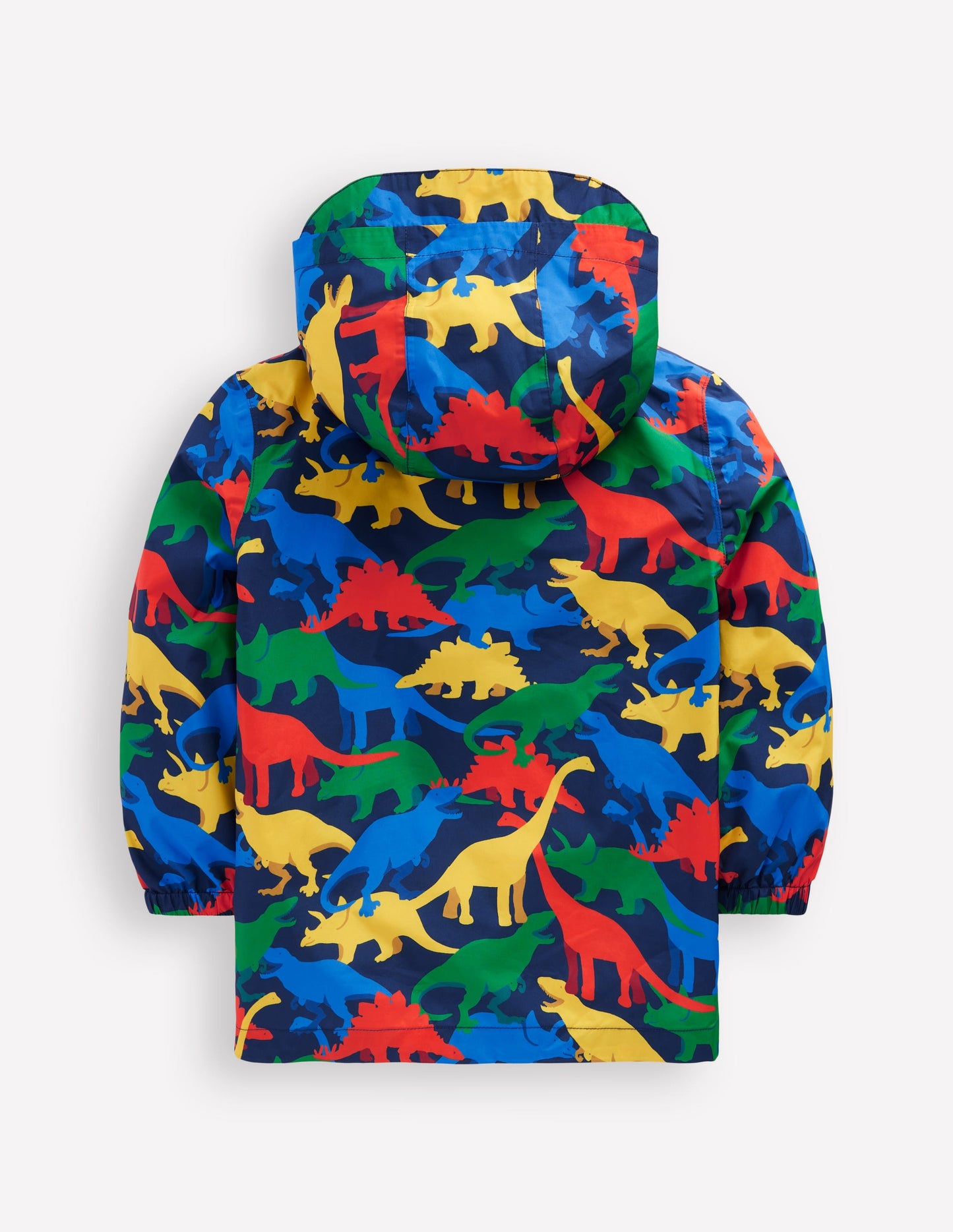 Waterproof Pop Over Jacket-College Navy Multi Dinos